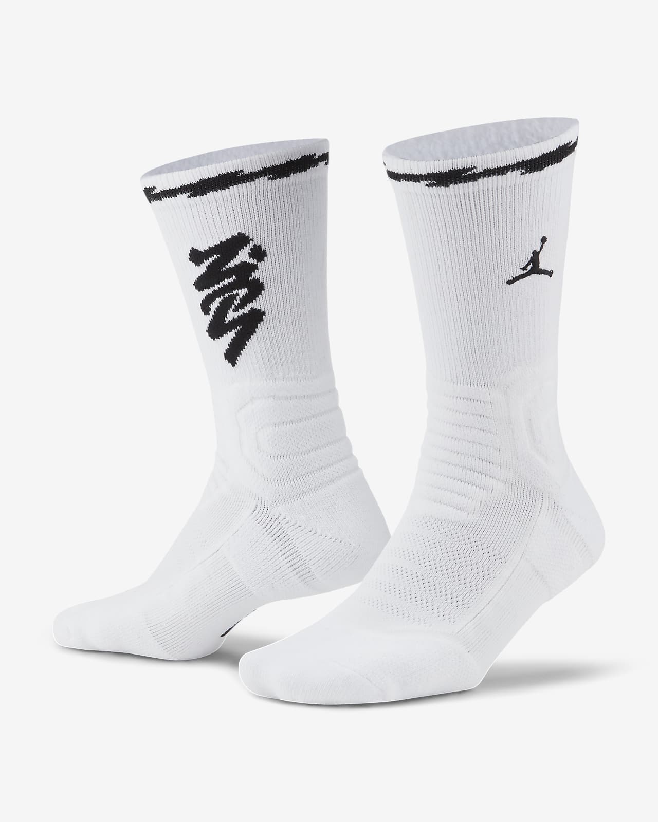 black and white nike crew socks