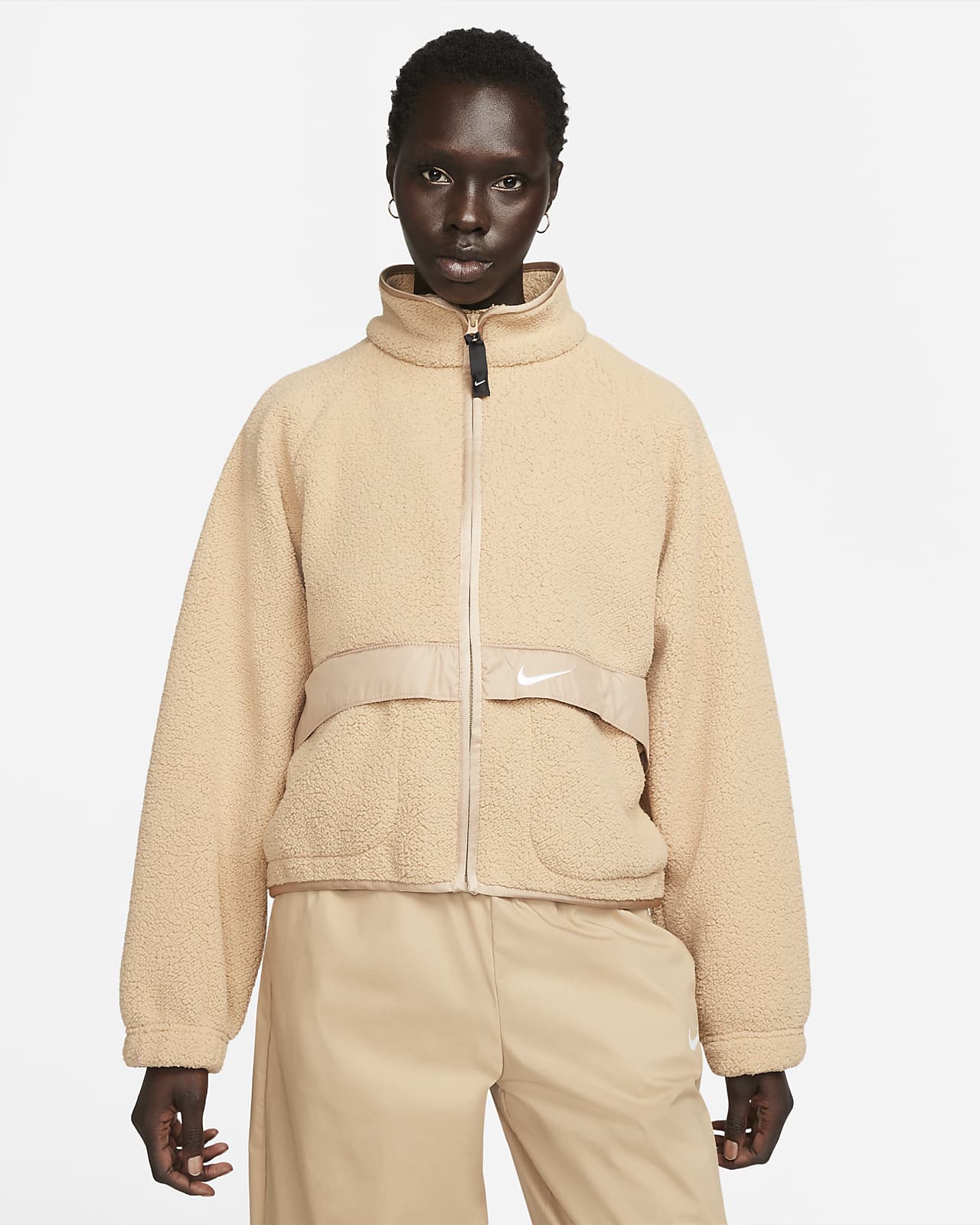 nike shearling jacket