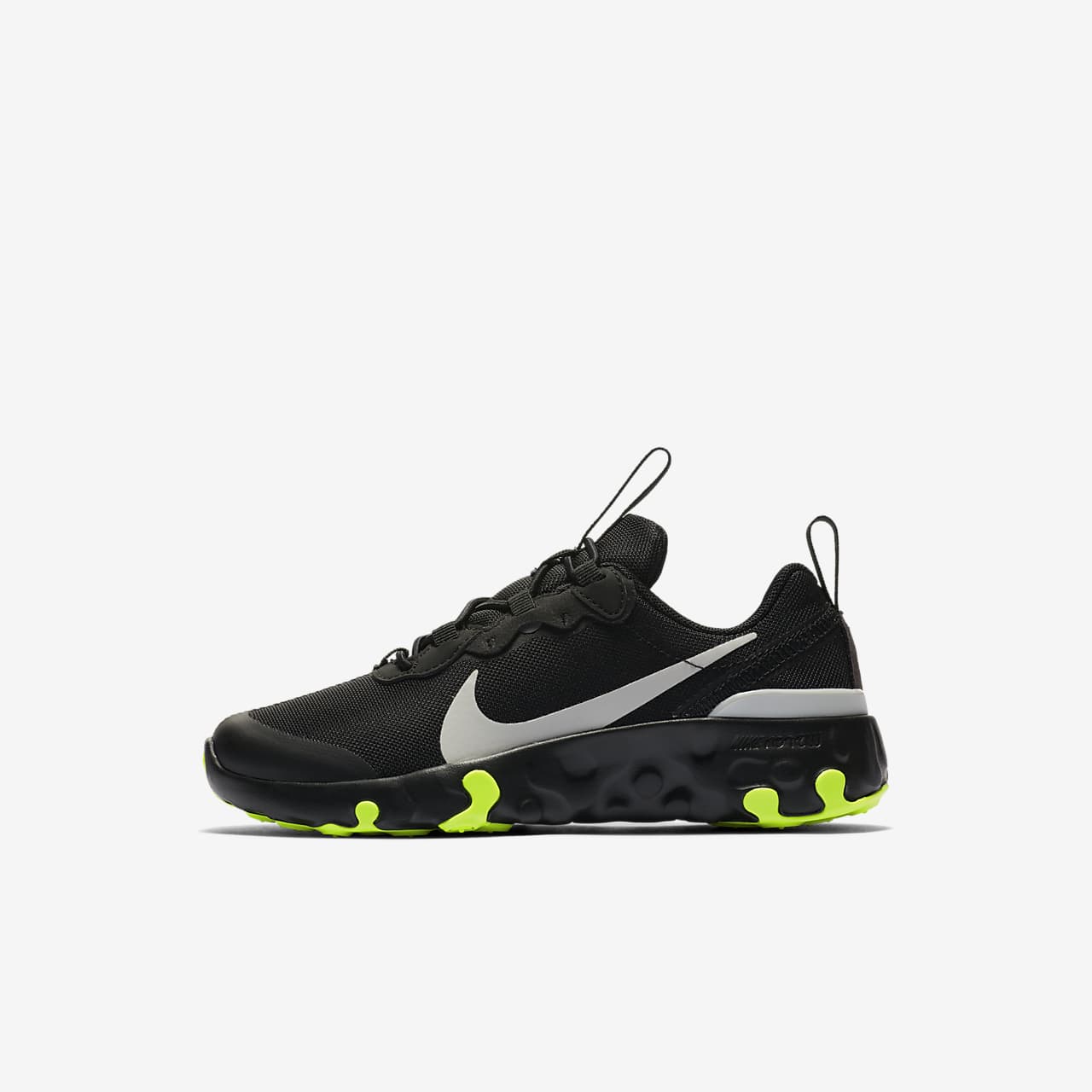 nike react element 270 bambino nere