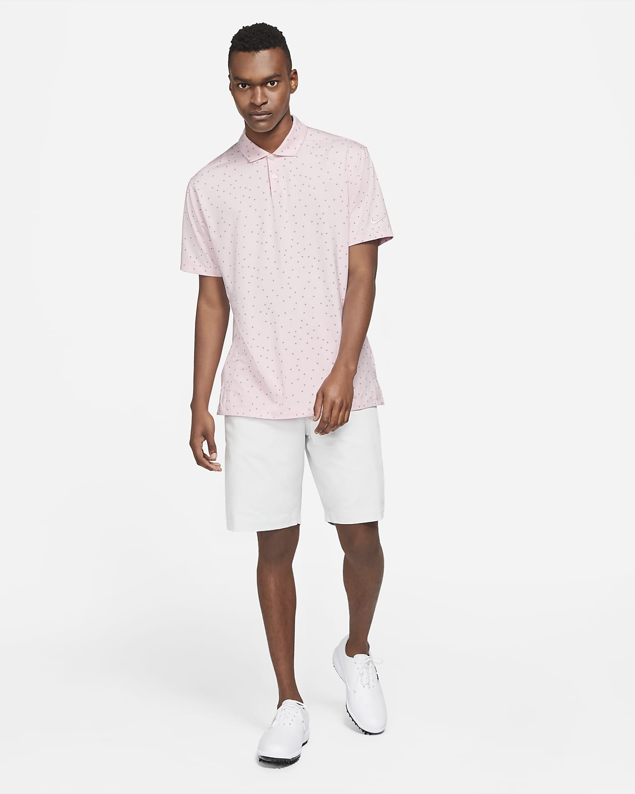 nike printed golf polo