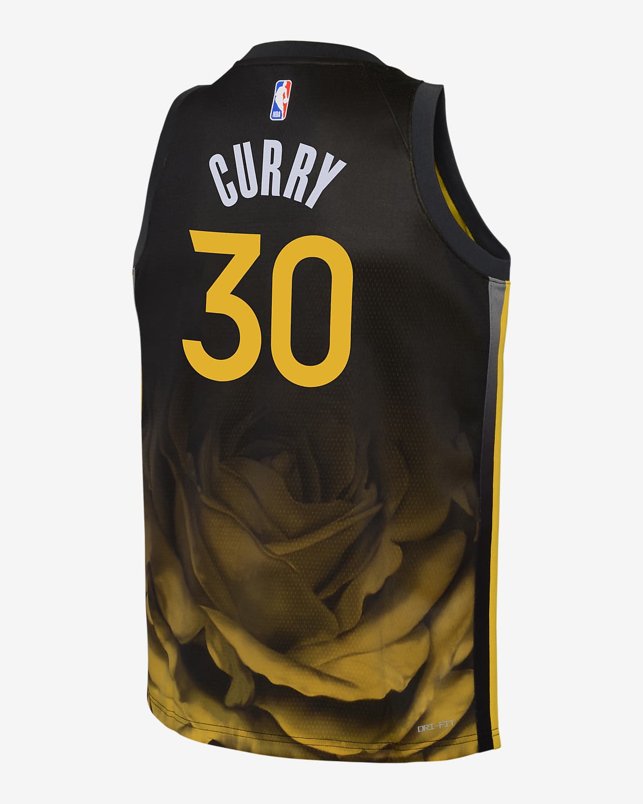 steph curry black and gold jersey