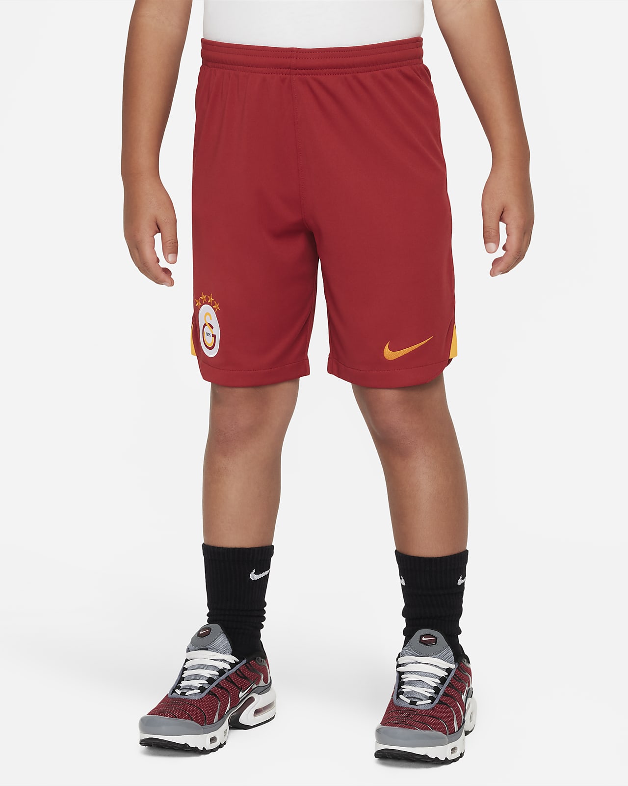 Galatasaray 2023/24 Stadium Home Nike Dri-FIT-fodboldshorts til større børn