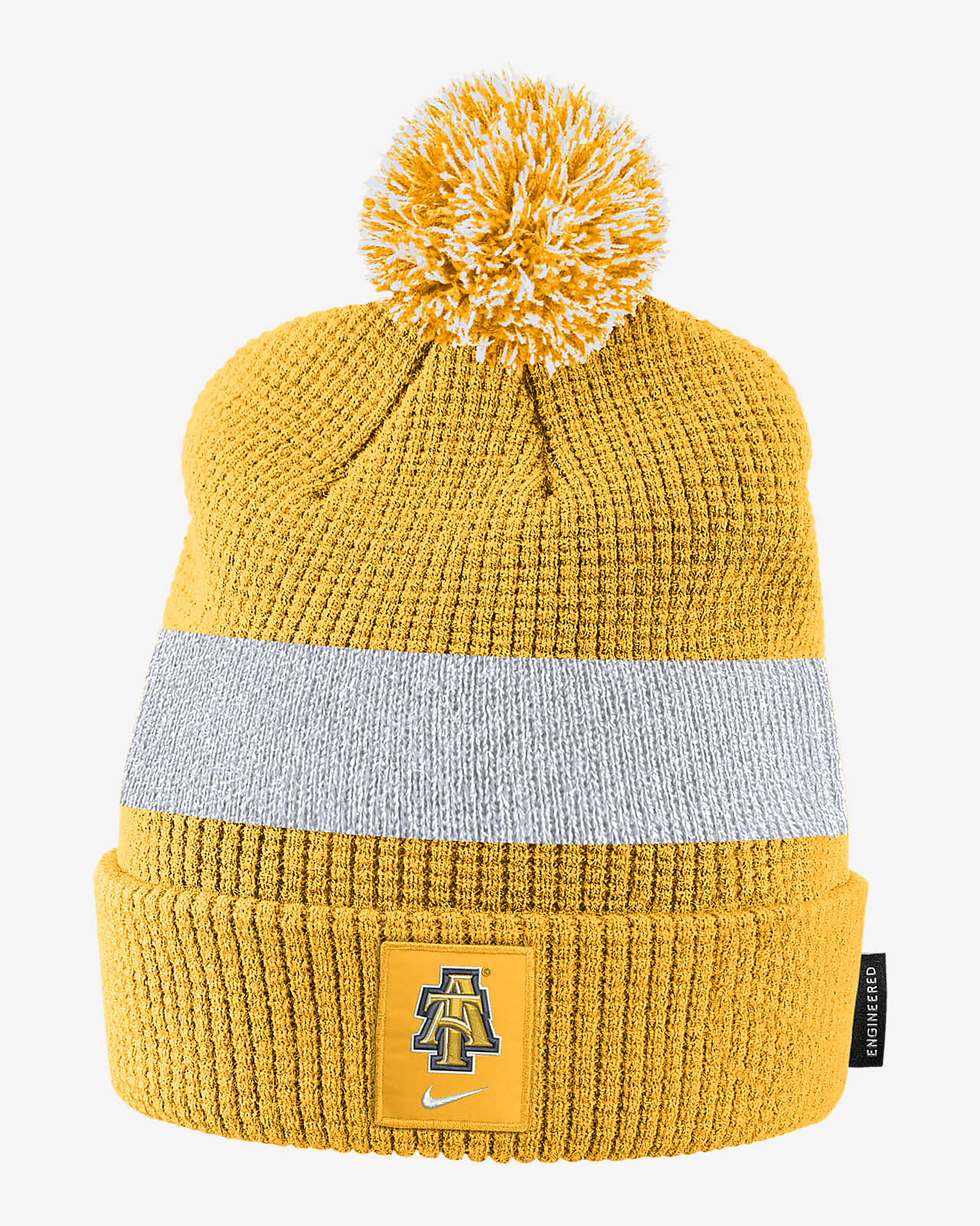 North Carolina A&T Nike College Pom Beanie.