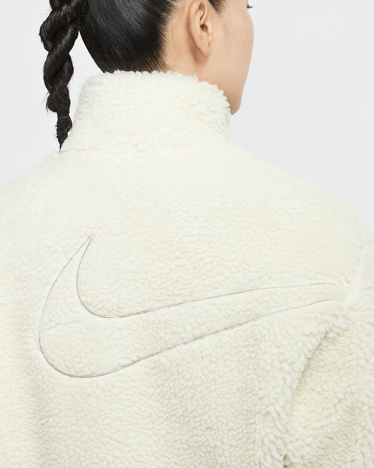 nike swoosh sherpa