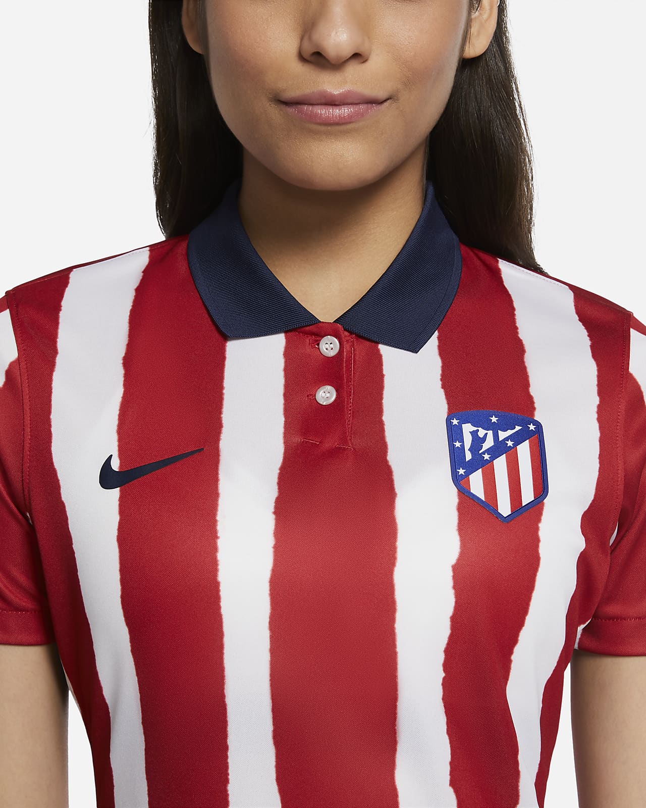 Atletico De Madrid 2020 21 Stadium Home Damen Fussballtrikot Nike De