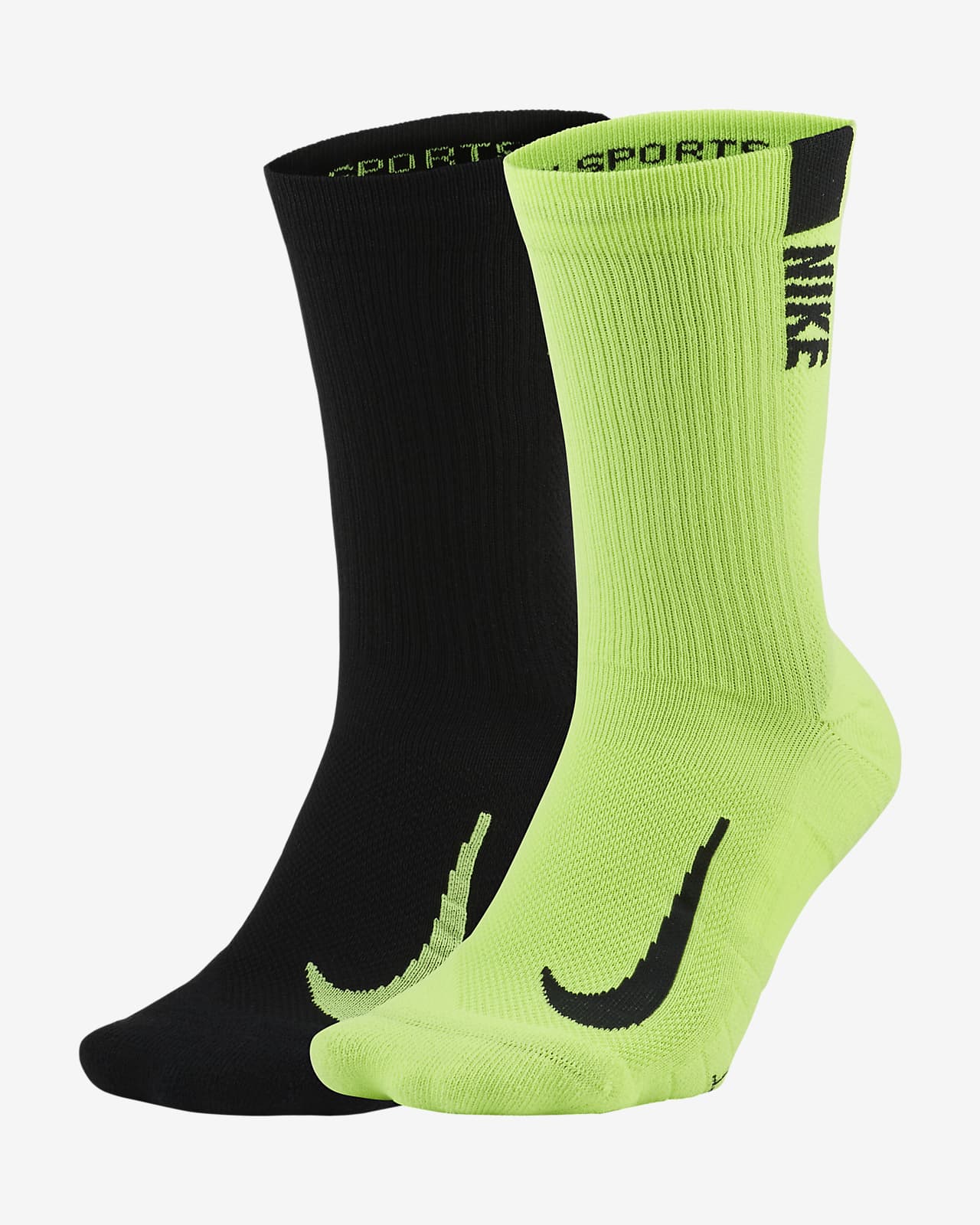 Nike Multiplier Crew Sock (2 Pairs) Nike com