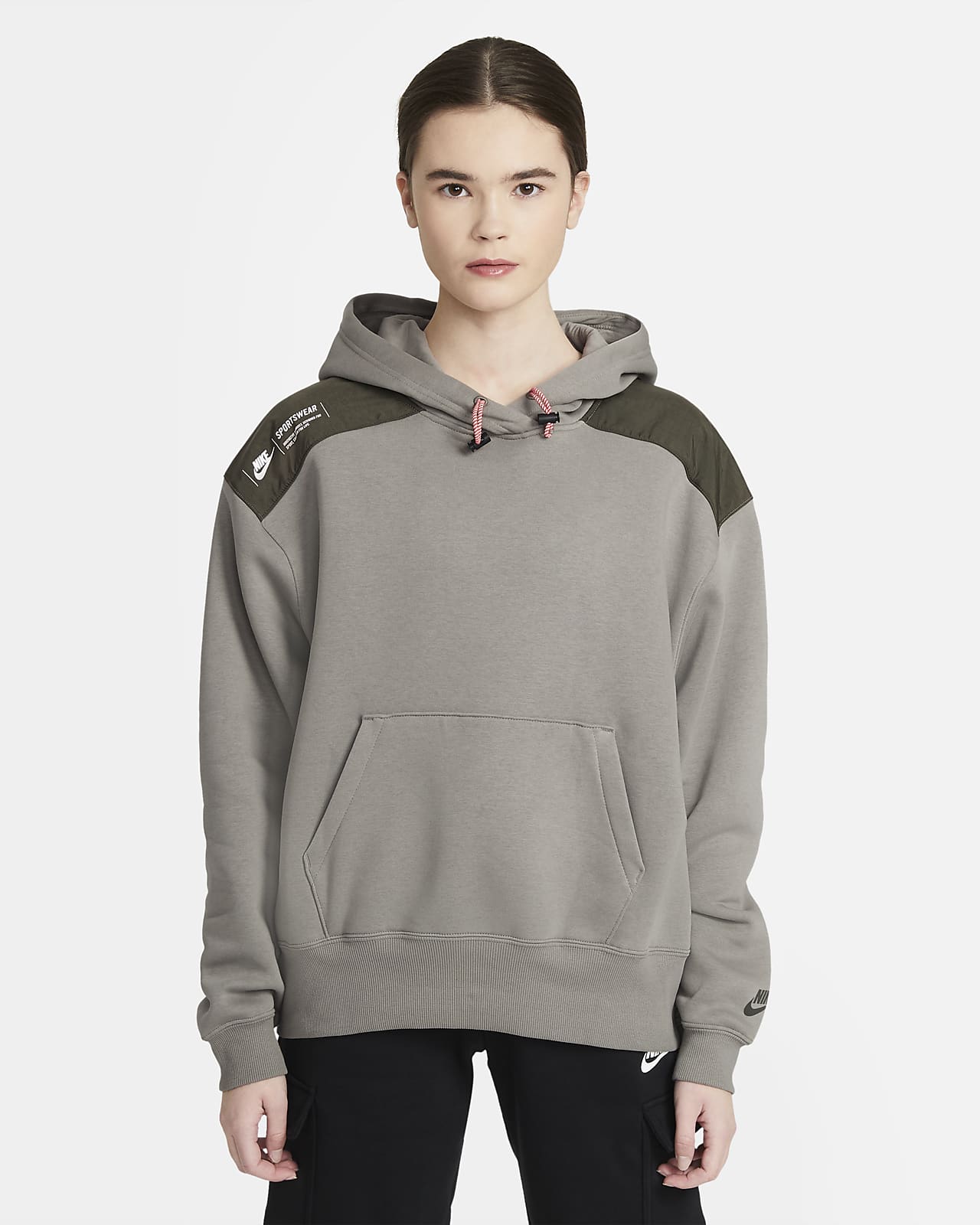 women's army hoodie