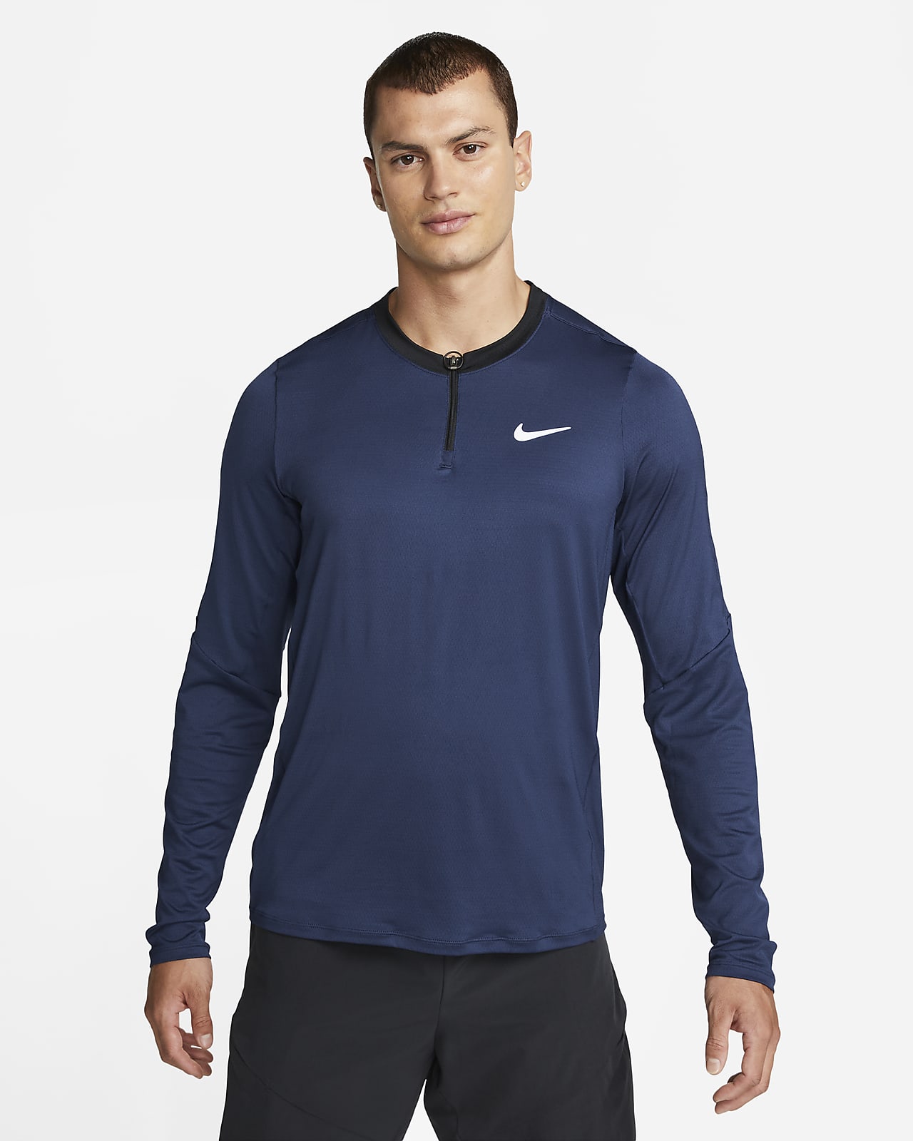 Haut de tennis à demi-zip NikeCourt Dri-FIT Advantage pour Homme