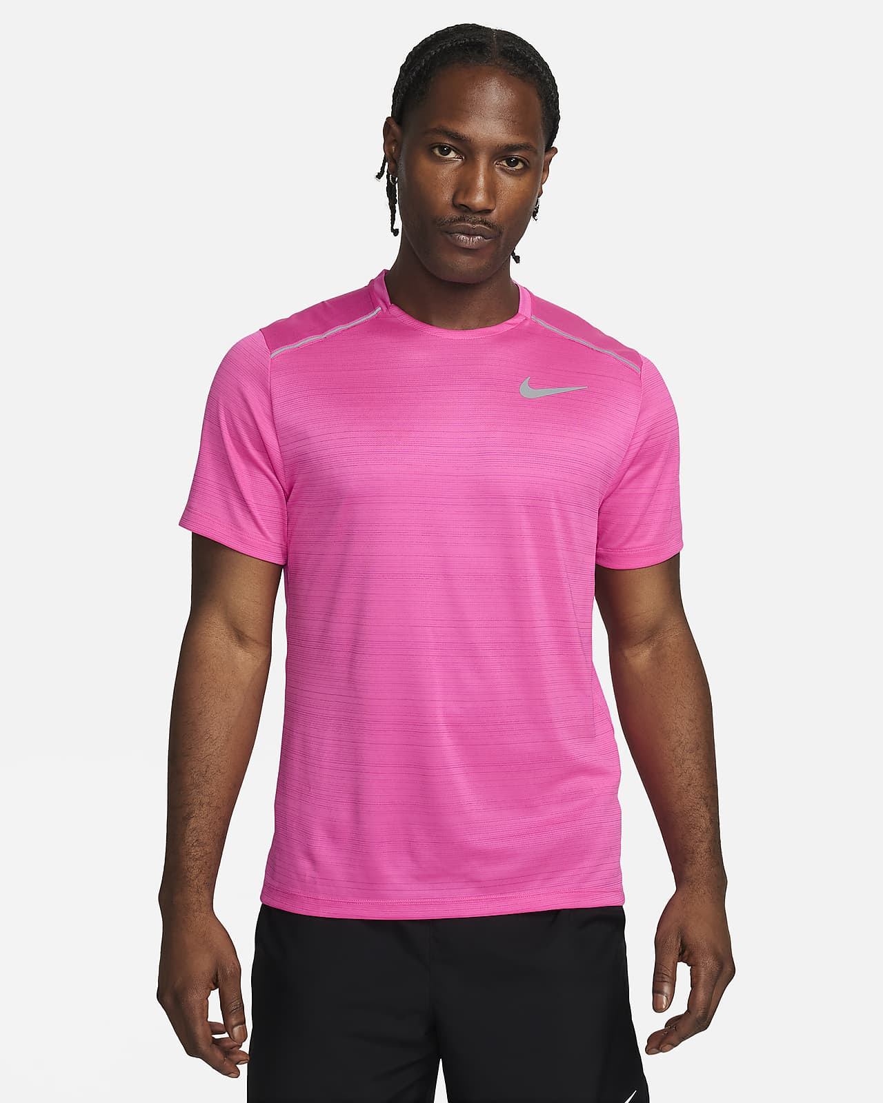 Ανδρική κοντομάνικη μπλούζα για τρέξιμο Nike Miler
