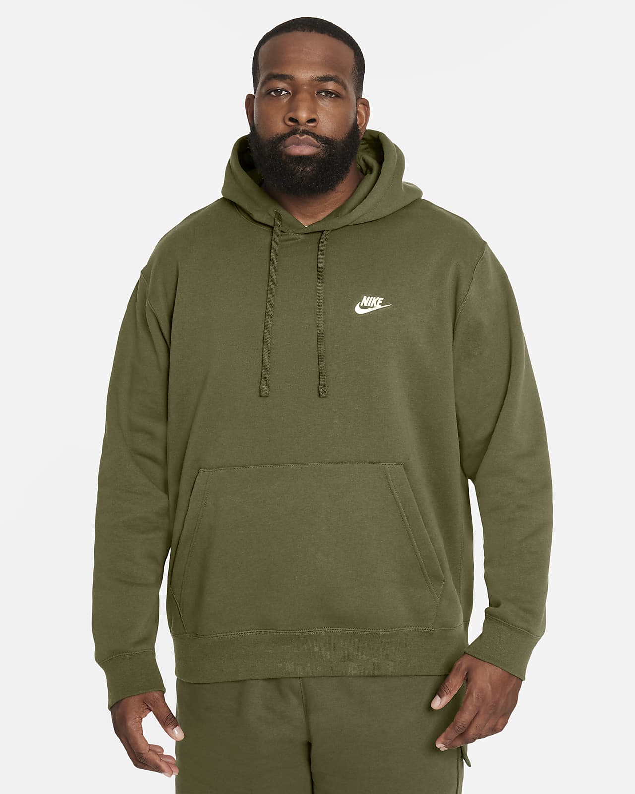 olive canvas nike hoodie