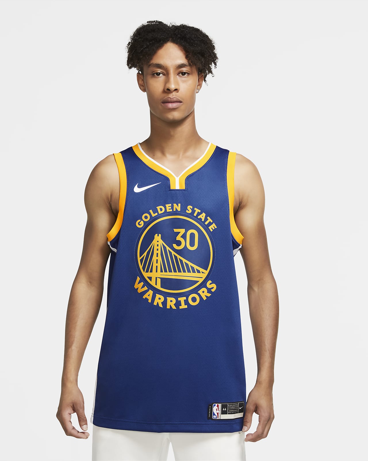 Camisola NBA da Nike Swingman Stephen Curry Warriors Icon Edition 2020