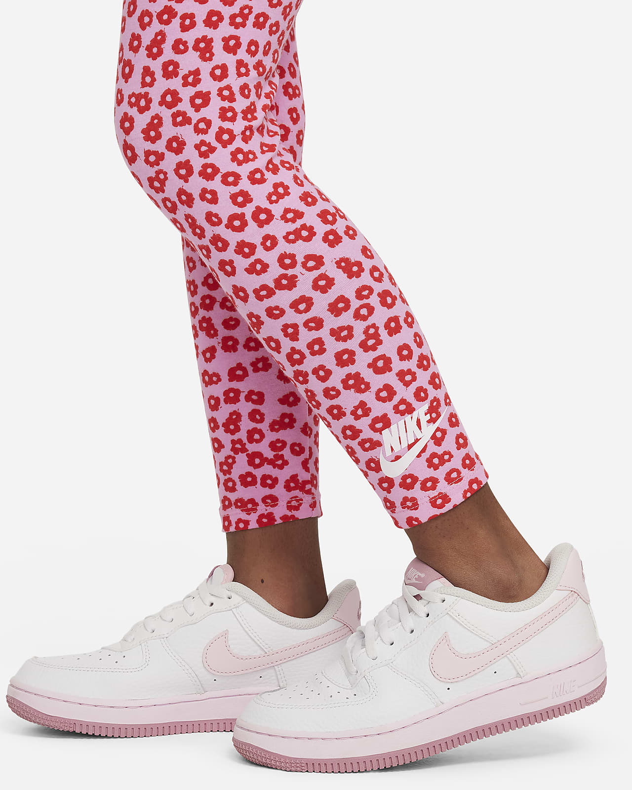 Nike Boxy Tee Legging Set-youth in Pink