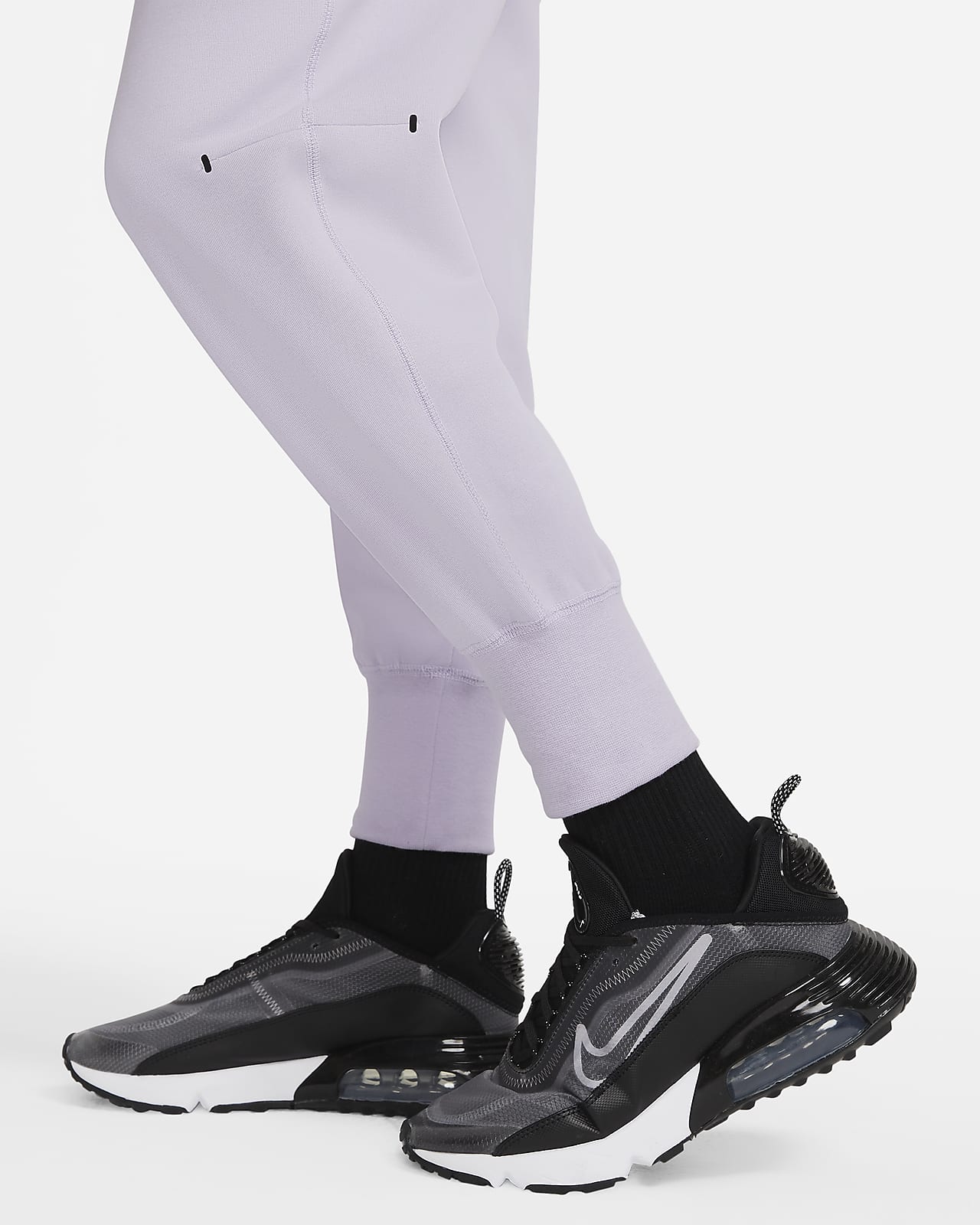 lilac nike tech fleece