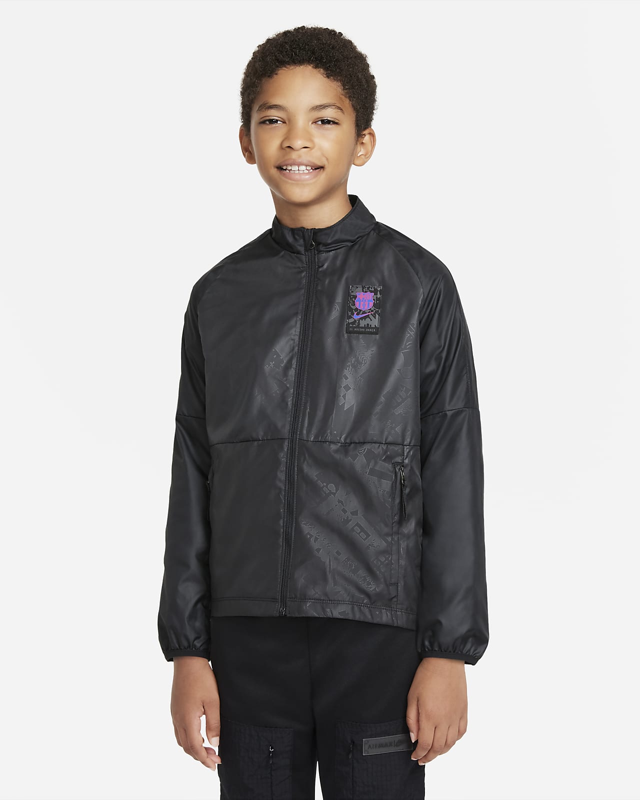 Nike Park 20 Repel Jacket regenjas zwart/wit - Voetbal shop