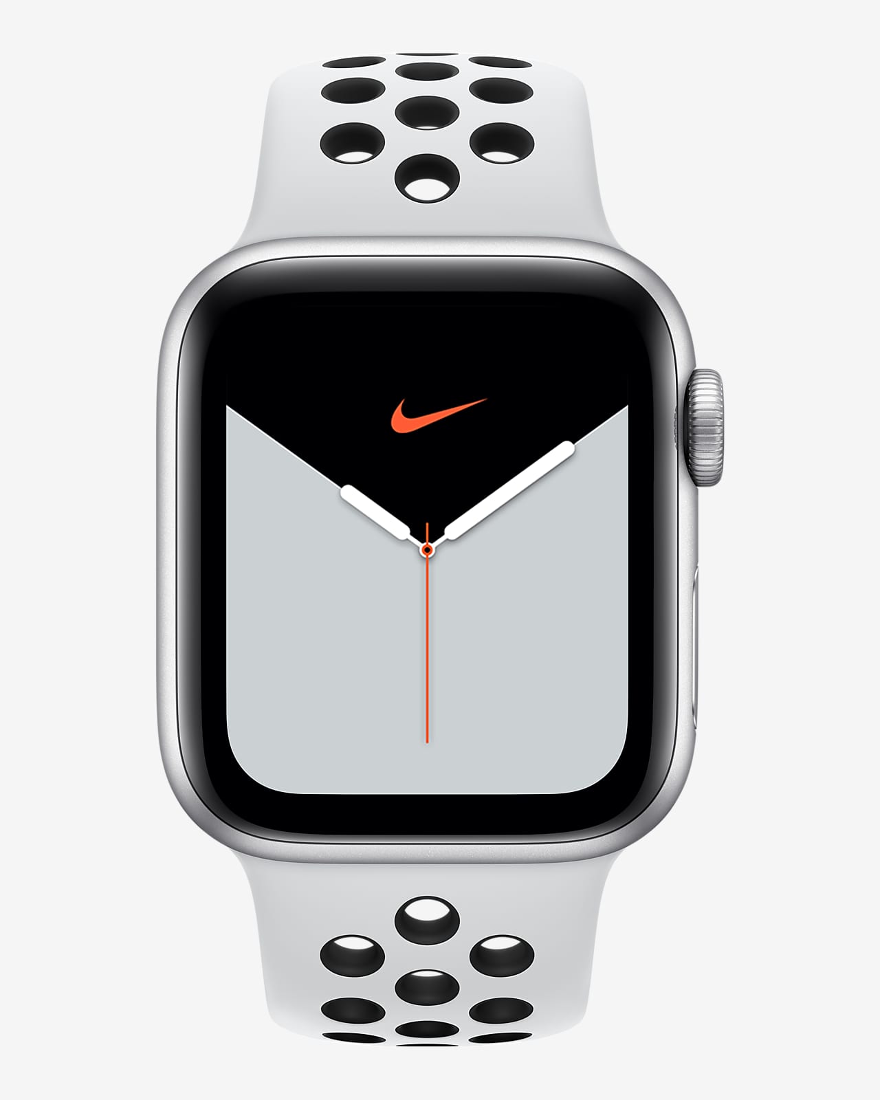 apple watch nike sport band pure platinum black