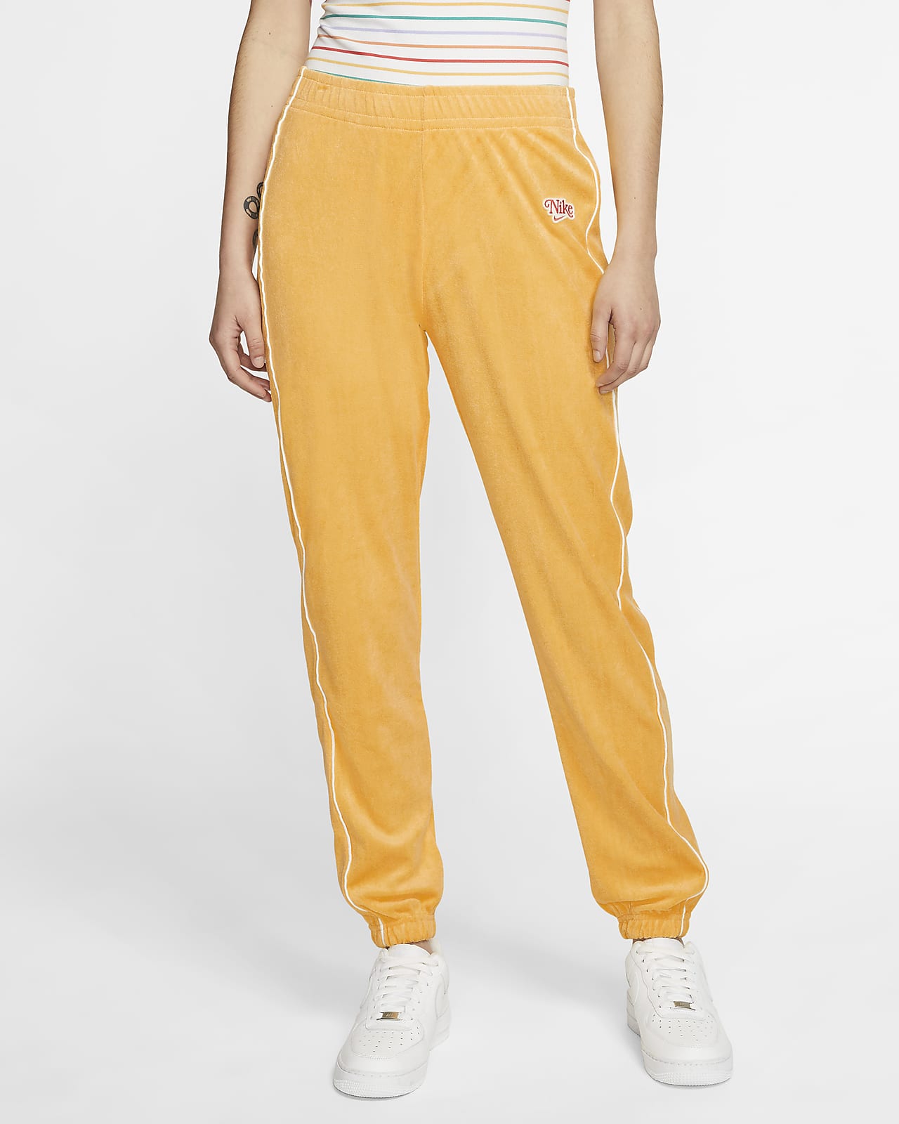 yellow nike pants