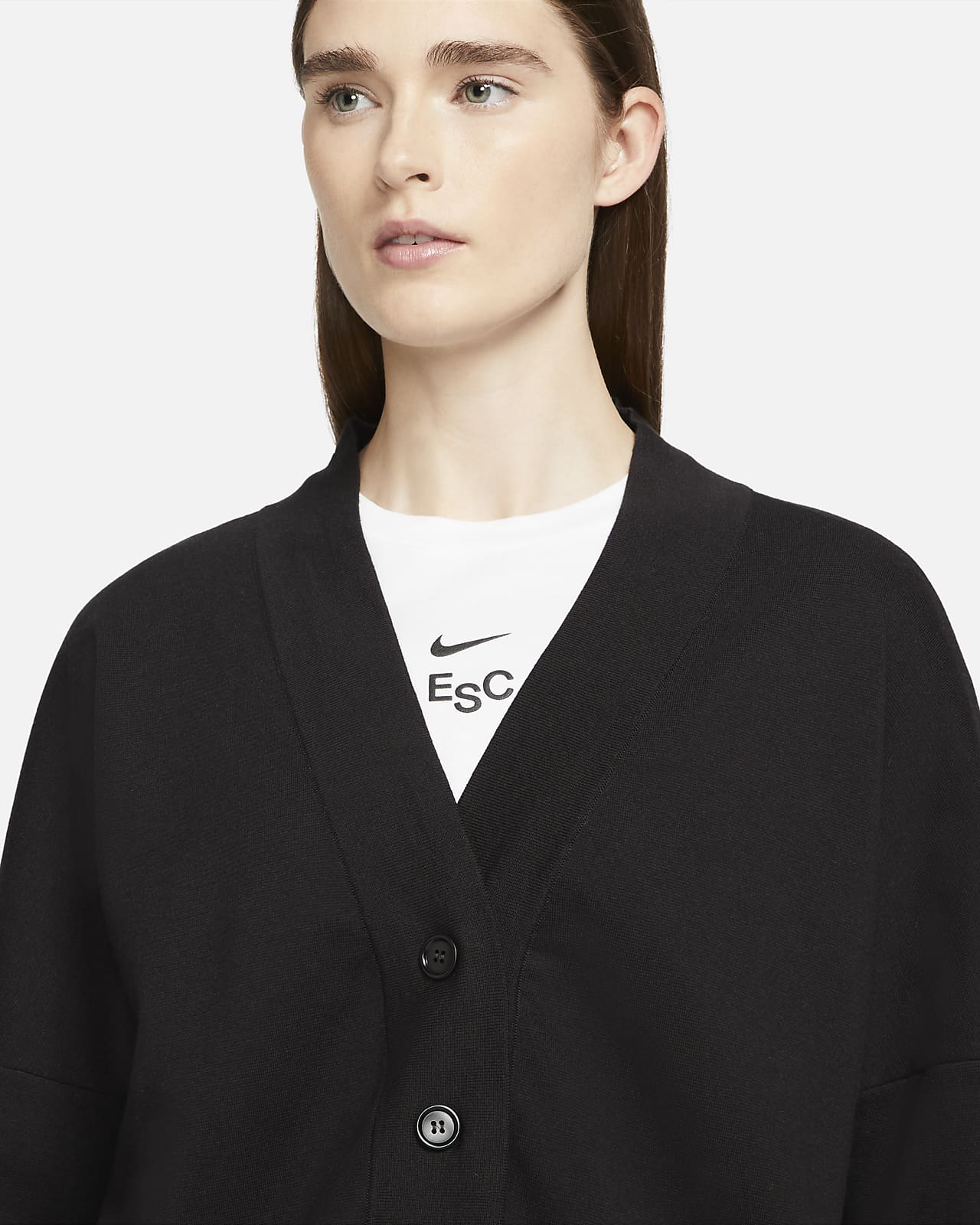 nike long cardigan