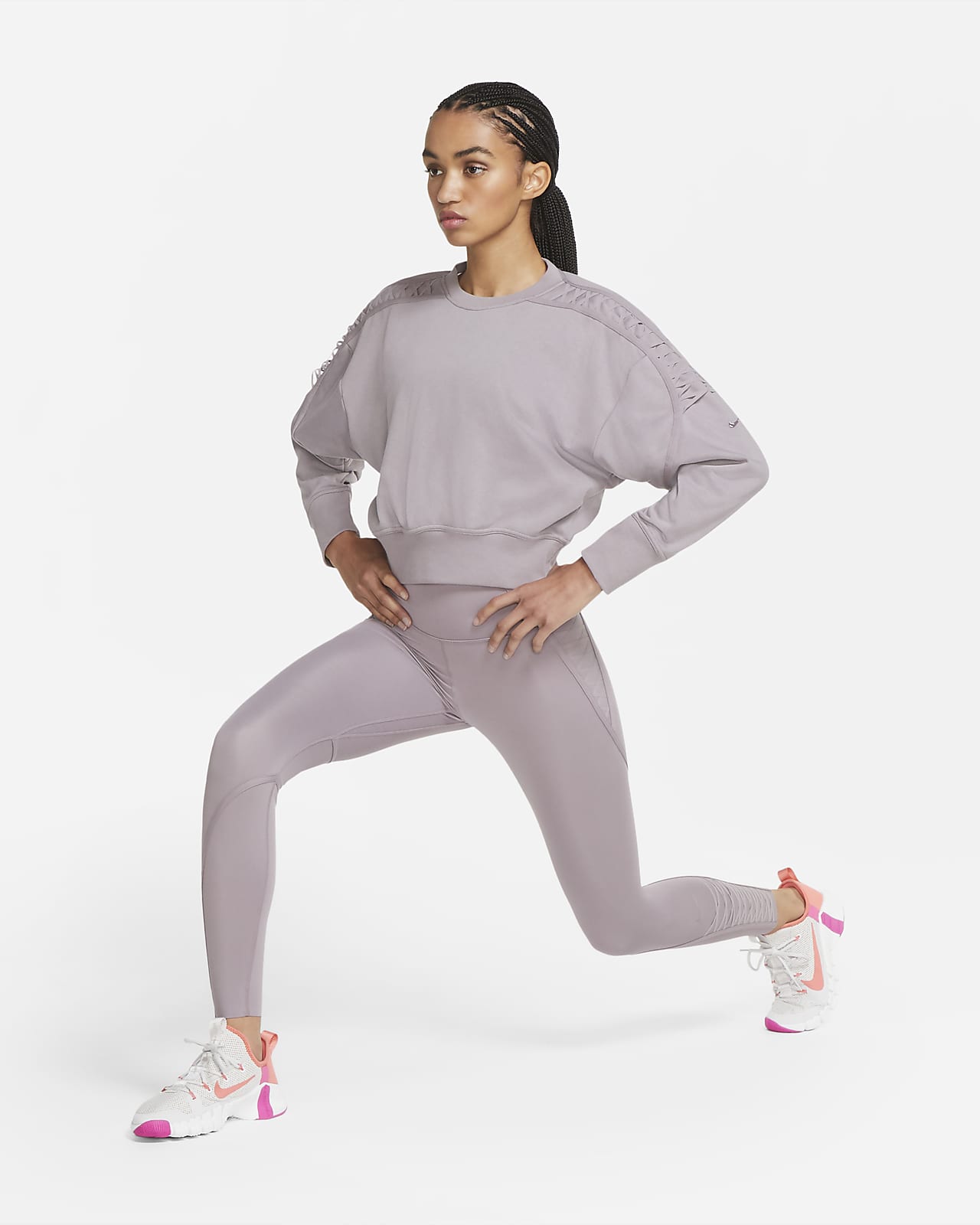 nike one leggings grey