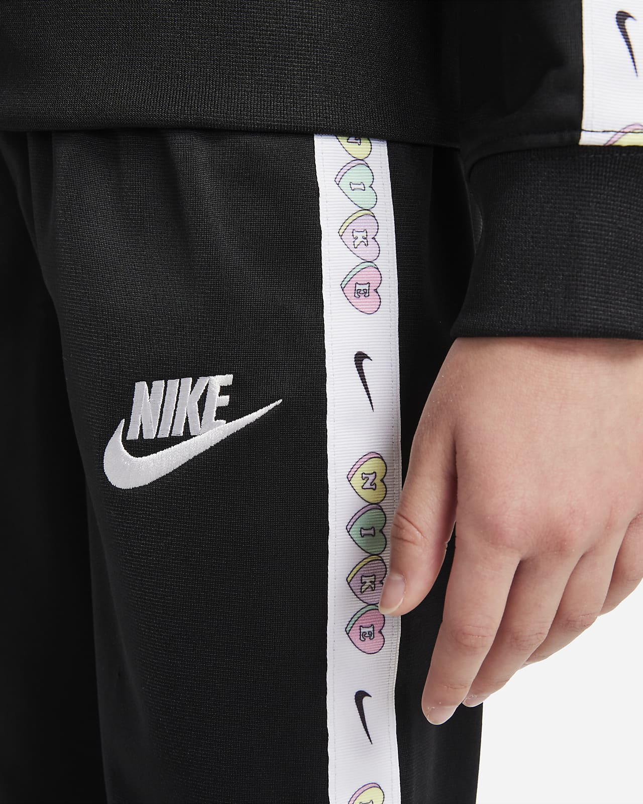 nike swoosh tracksuit set