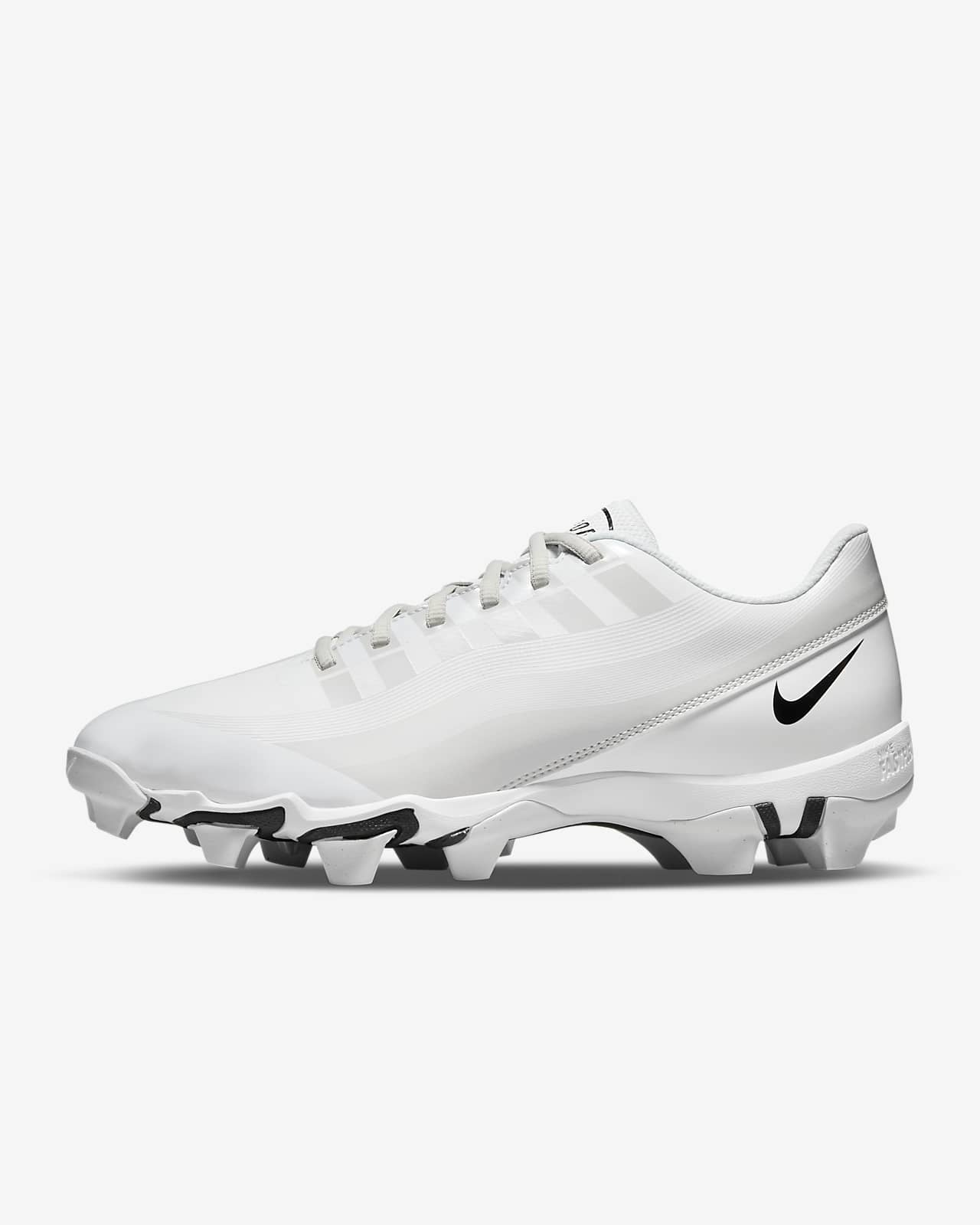 nike football cleats white and black