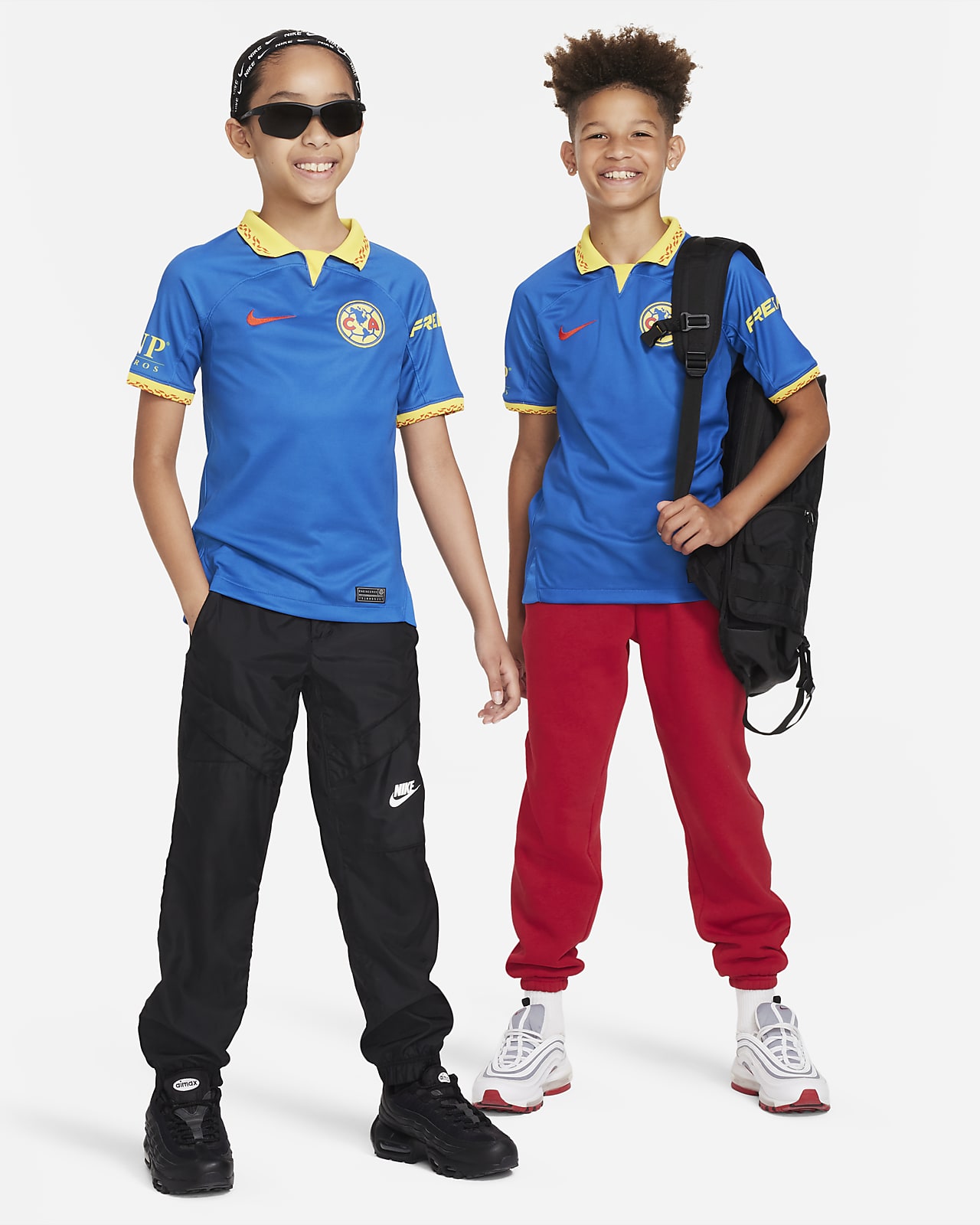 Brazil 2023 Stadium Away Big Kids' Nike Dri-FIT Soccer Jersey.