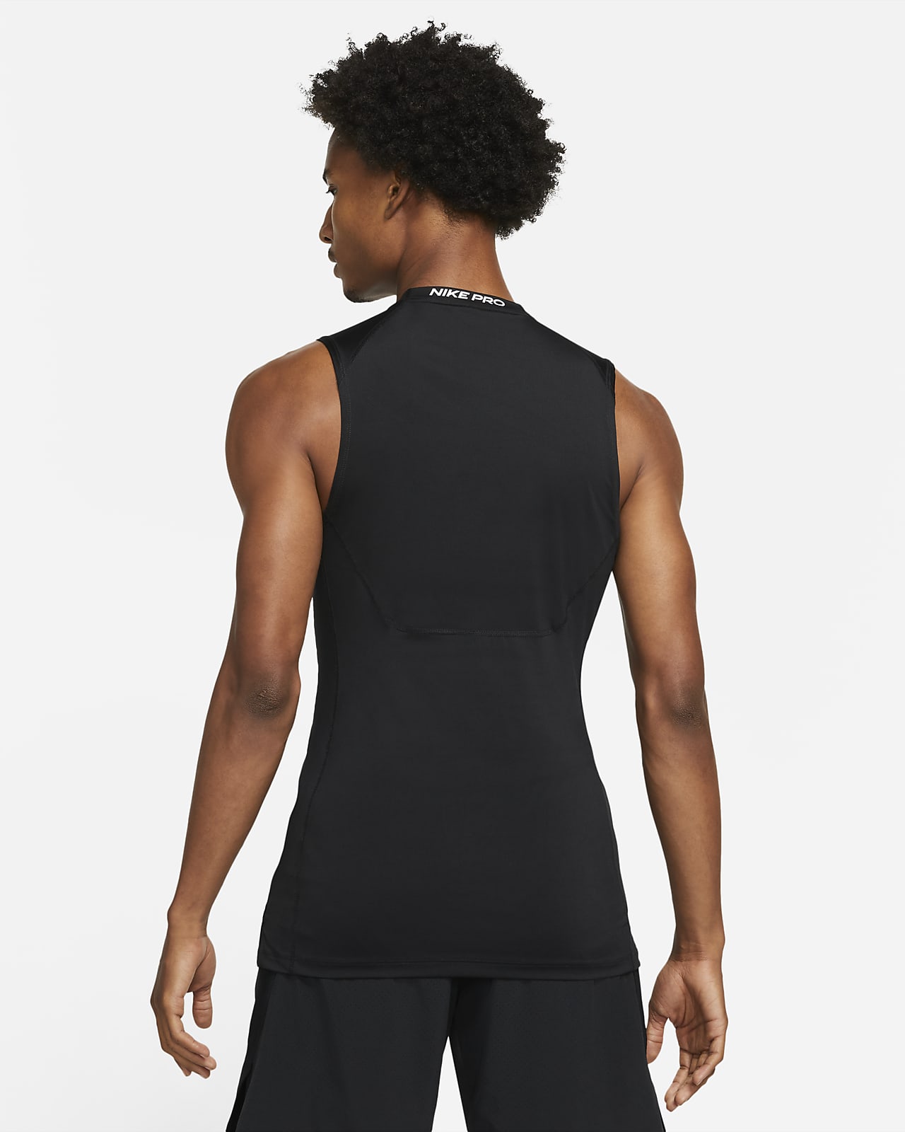 nike pro fitted sleeveless top