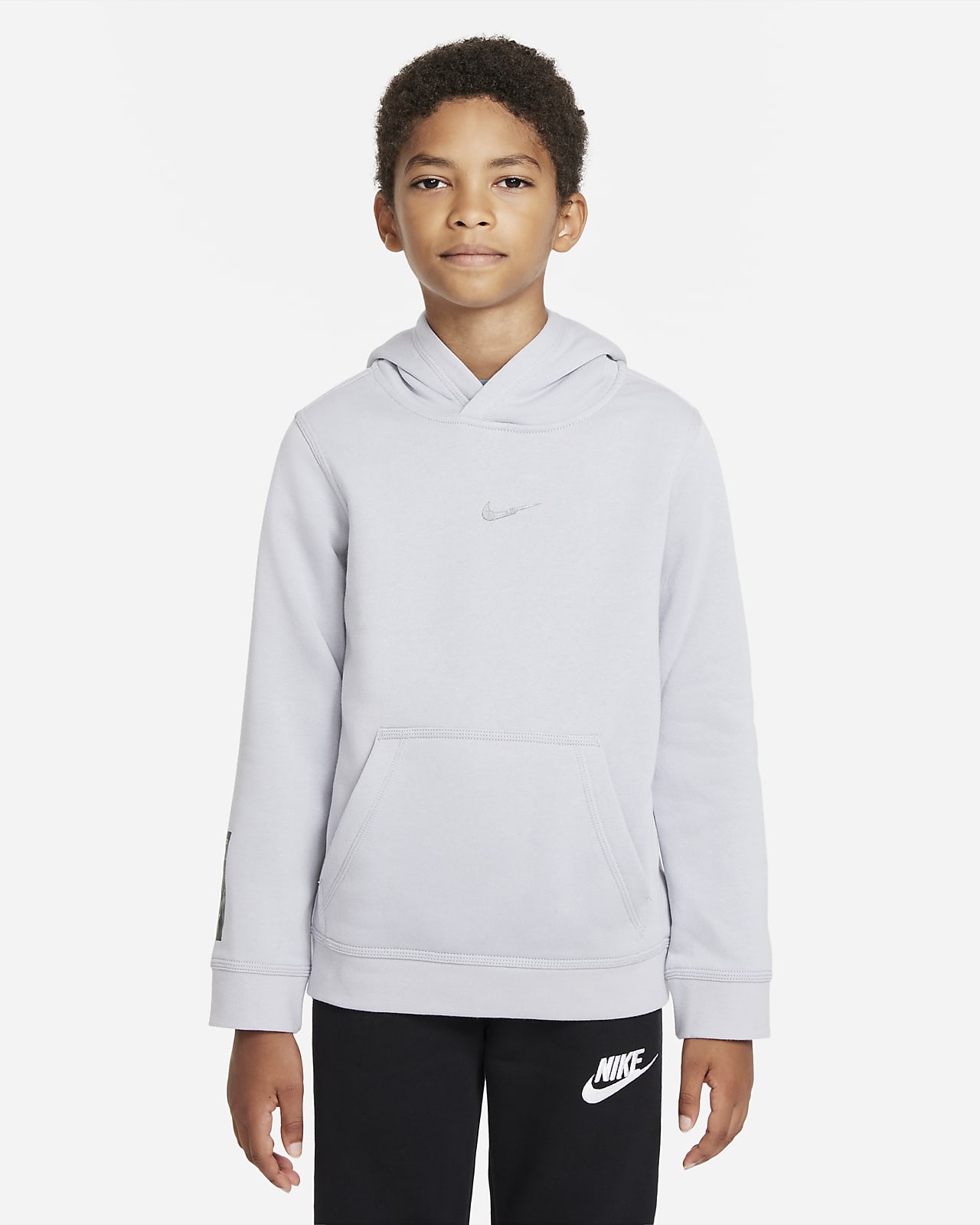 Φλις φούτερ με κουκούλα Nike Sportswear για μεγάλα αγόρια