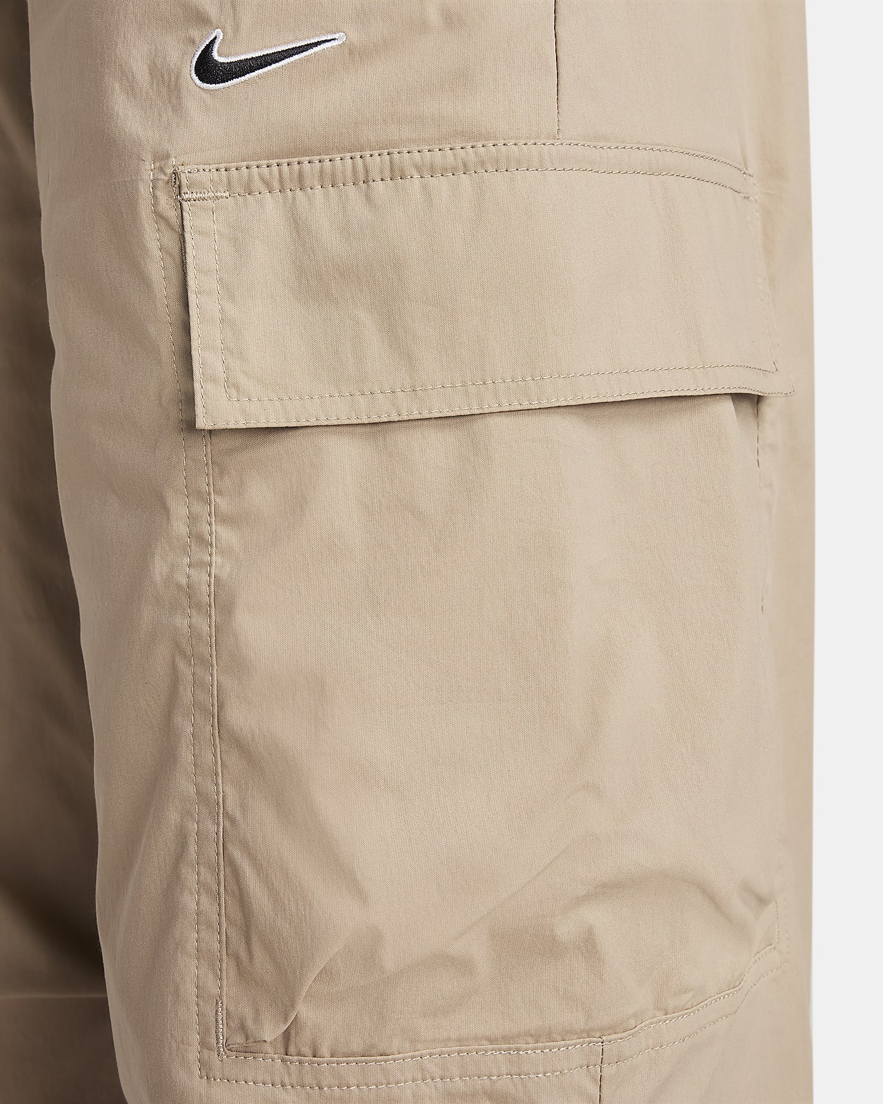 Nike Oversized High-Waisted Woven Cargo Pants Brown, Women