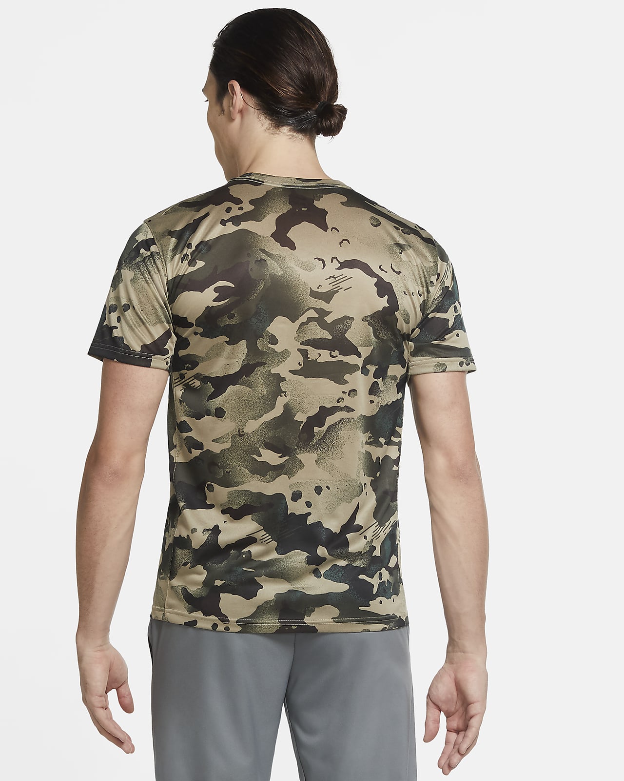 T-shirt Noir Homme Nike Camo pas cher