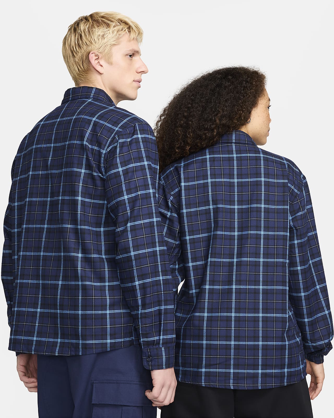 Nike SB Long-Sleeve Flannel Skate Button-Up Shirt