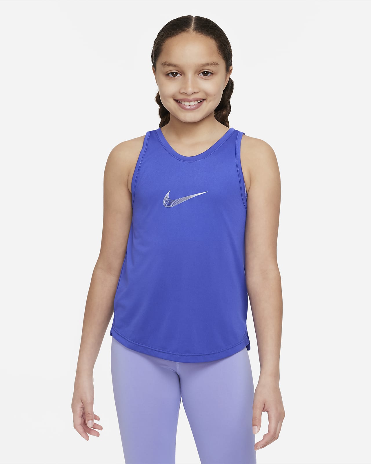 Φανελάκι προπόνησης Nike Dri-FIT One για μεγάλα κορίτσια