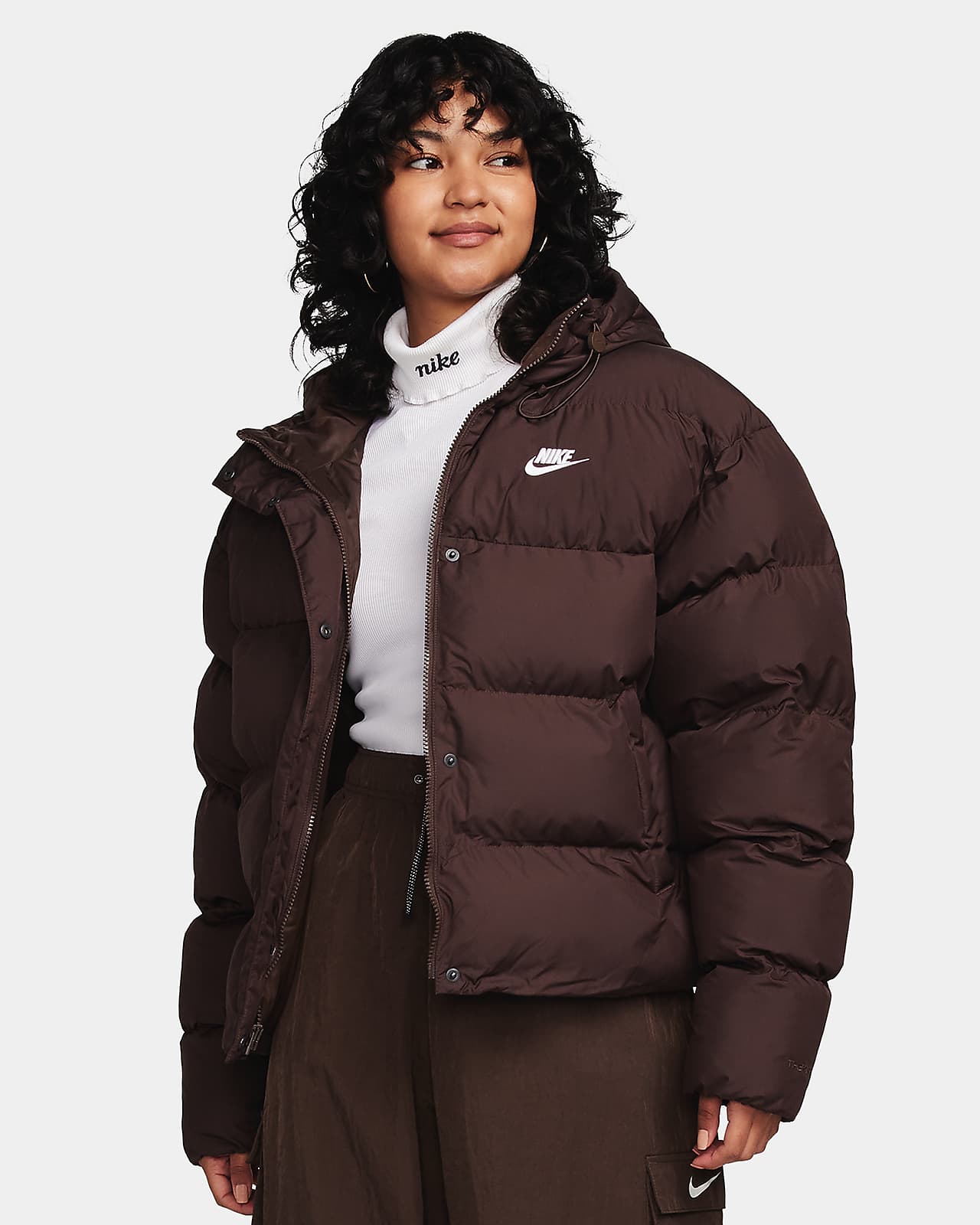   Essentials Women's Lightweight Water-Resistant Hooded  Puffer Coat (Available in Plus Size) : Clothing, Shoes & Jewelry