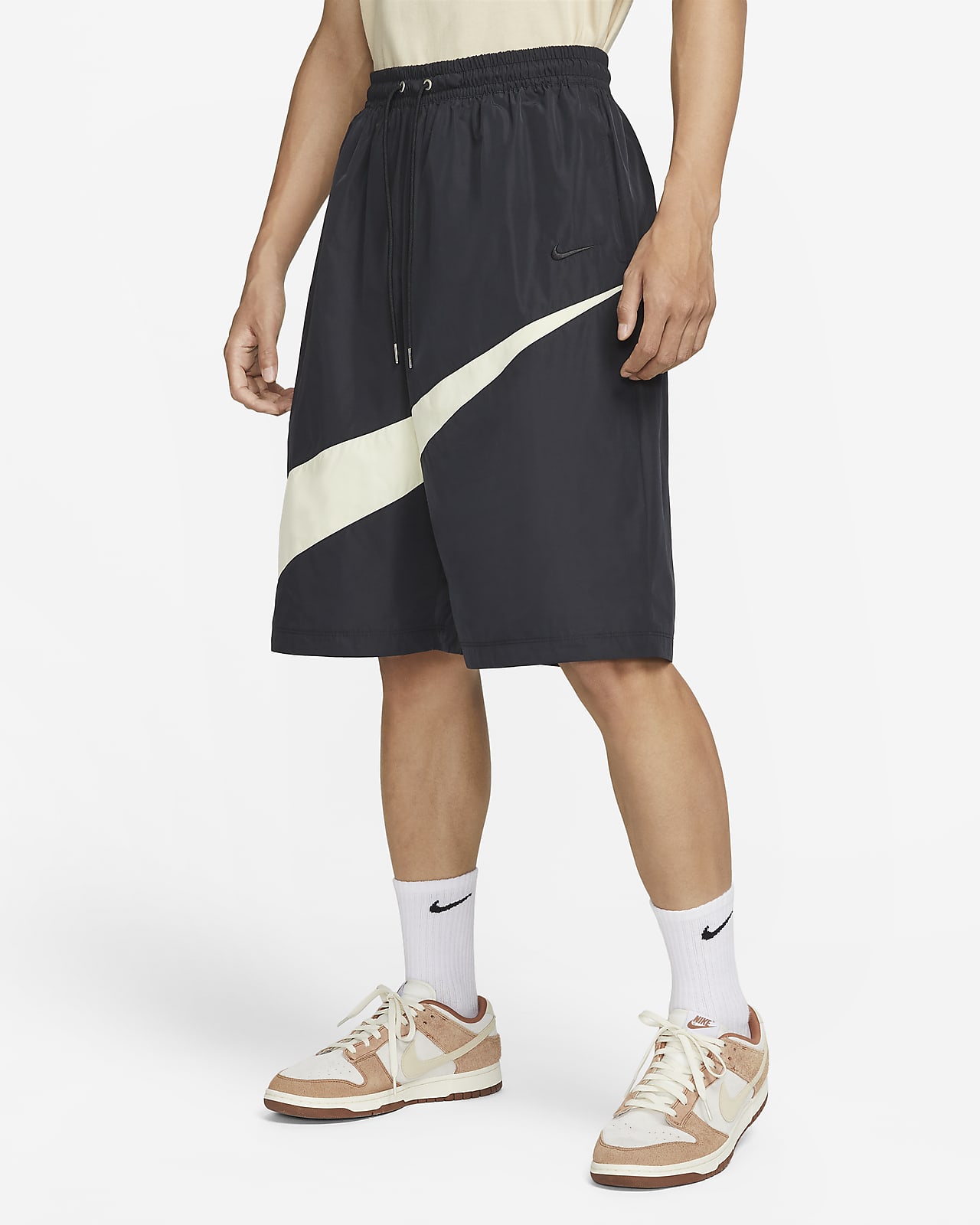 Nike Basketball Swoosh Logo Shorts in Gray for Men