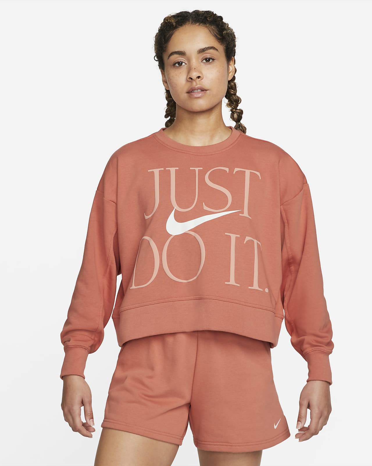 nike dri fit get fit crew