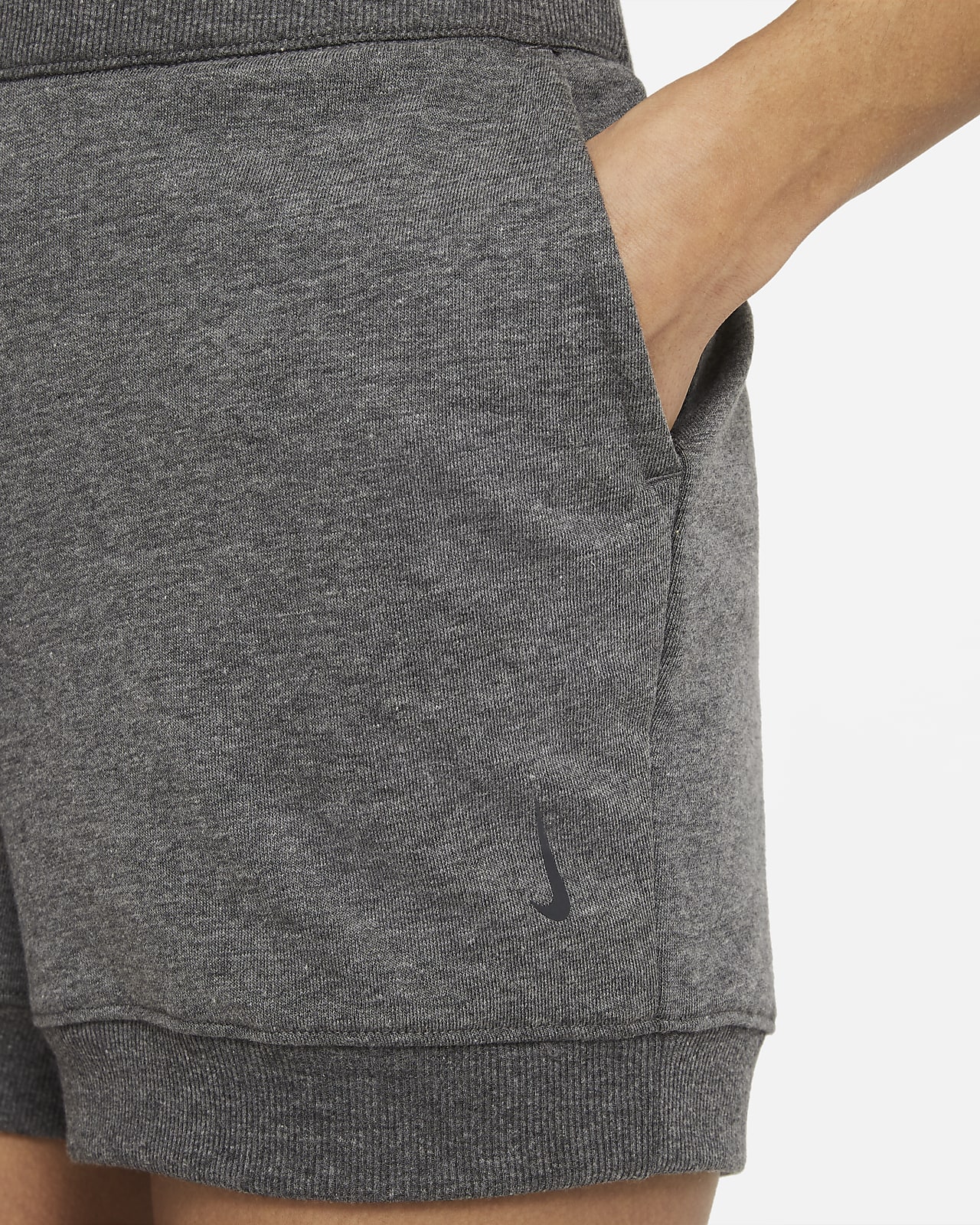nike french terry yoga shorts