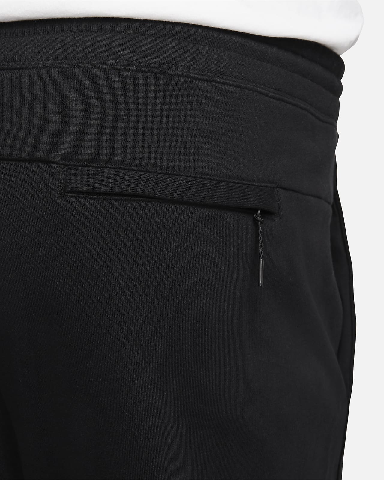Nike Swoosh Cuffed Sweatpants in Black for Men