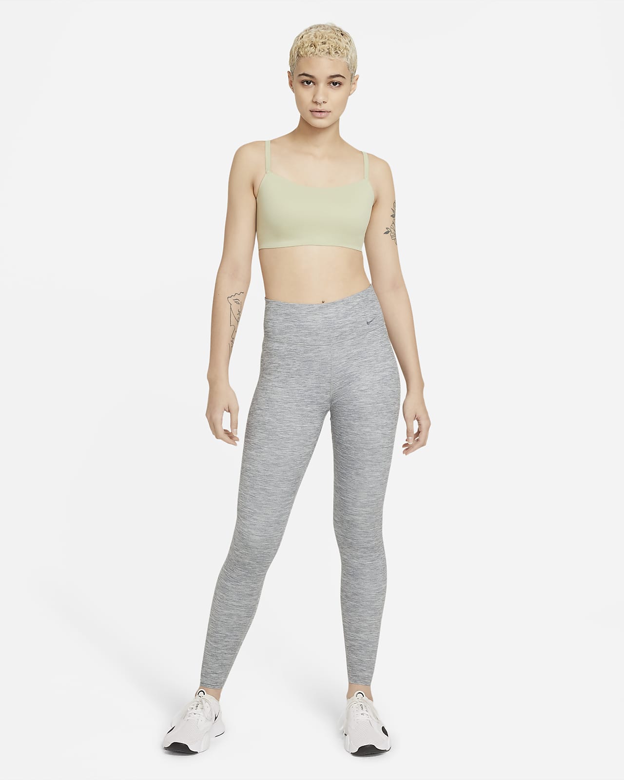 nike tights and sports bra