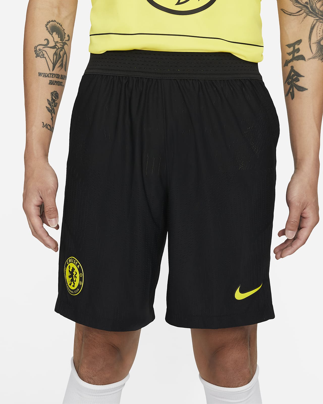 mens nike yellow shorts