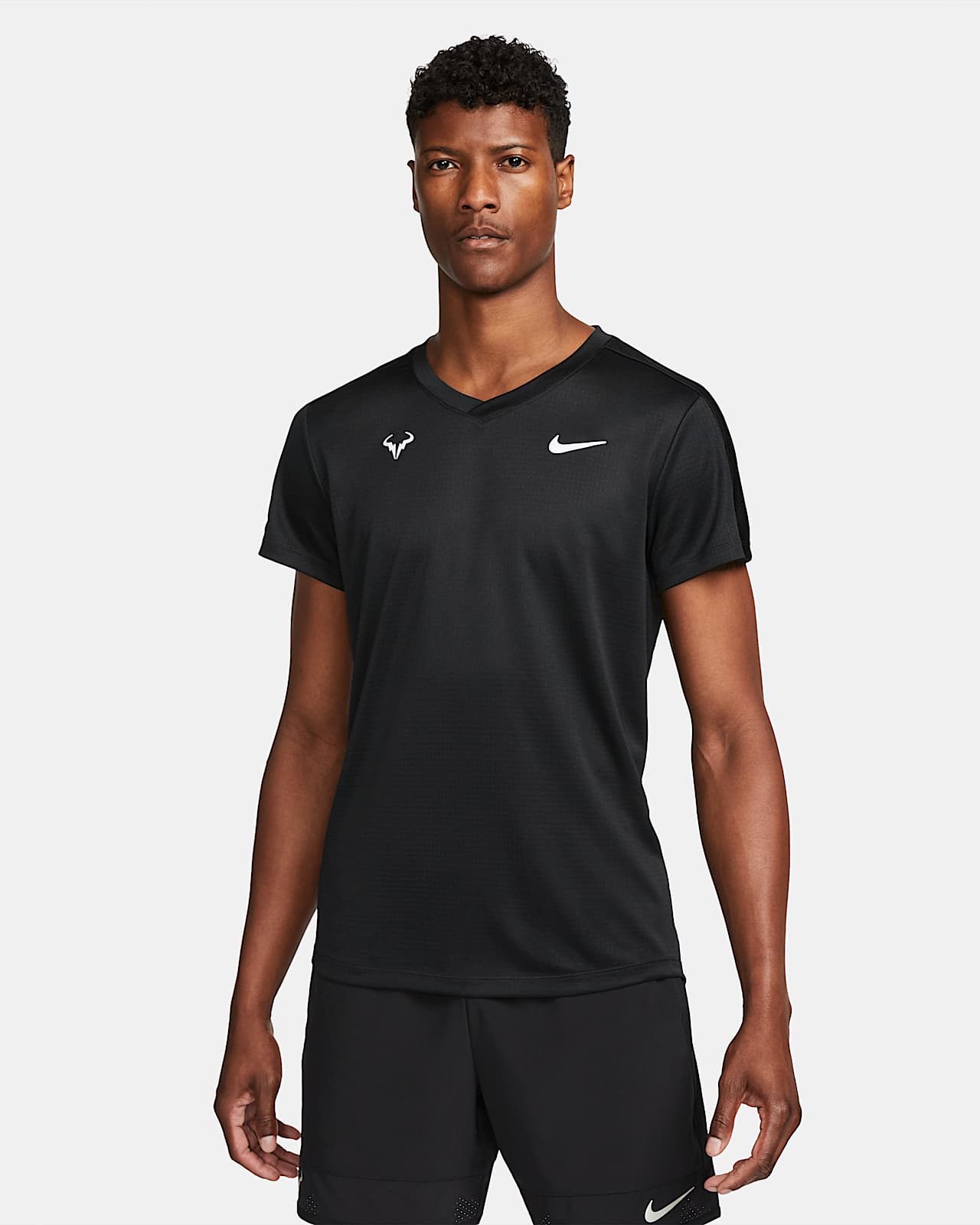 Rafa Challenger Camiseta de tenis de manga corta - Hombre. Nike ES