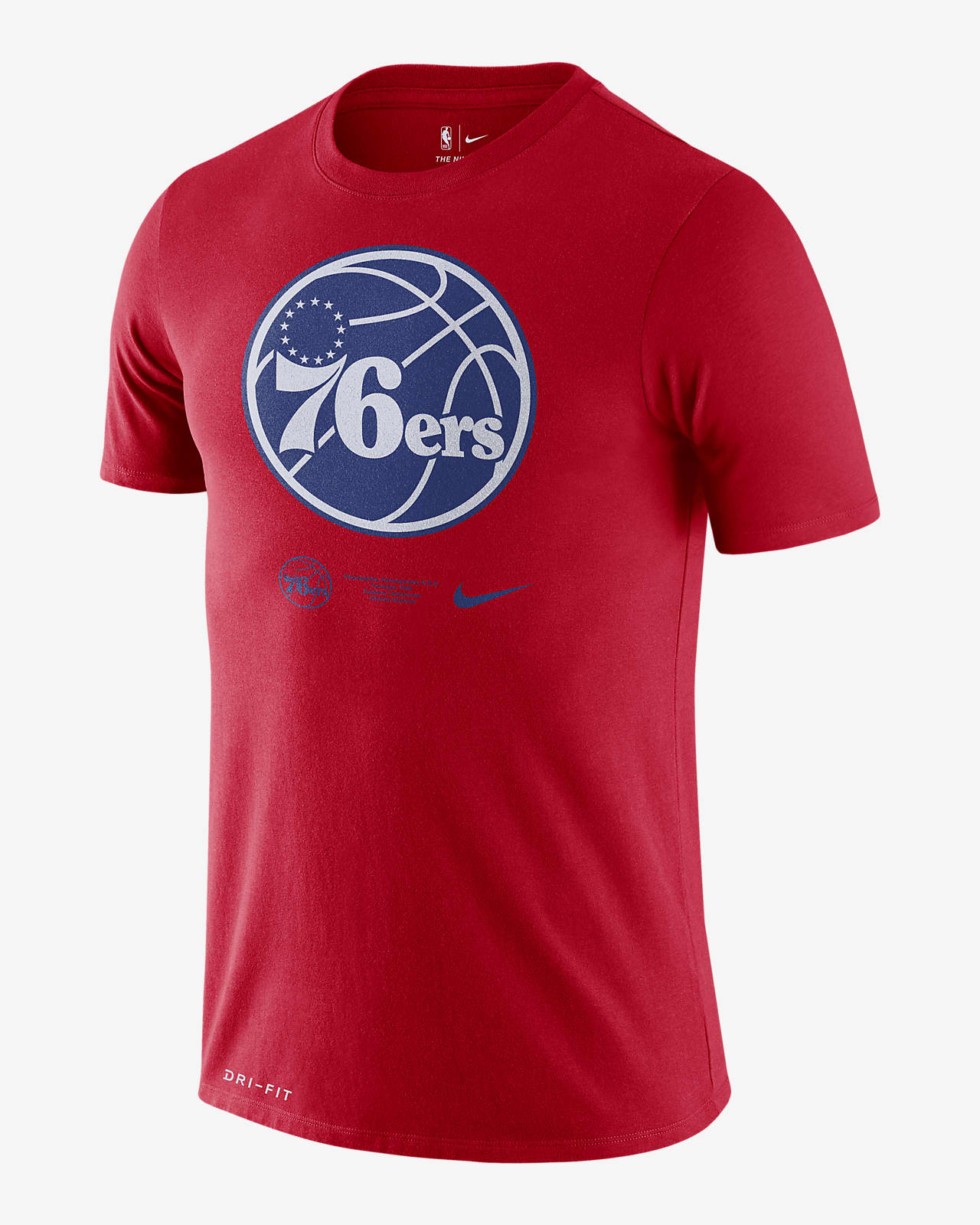 Download Philadelphia 76ers Logo Men's Nike Dri-FIT NBA T-Shirt ...