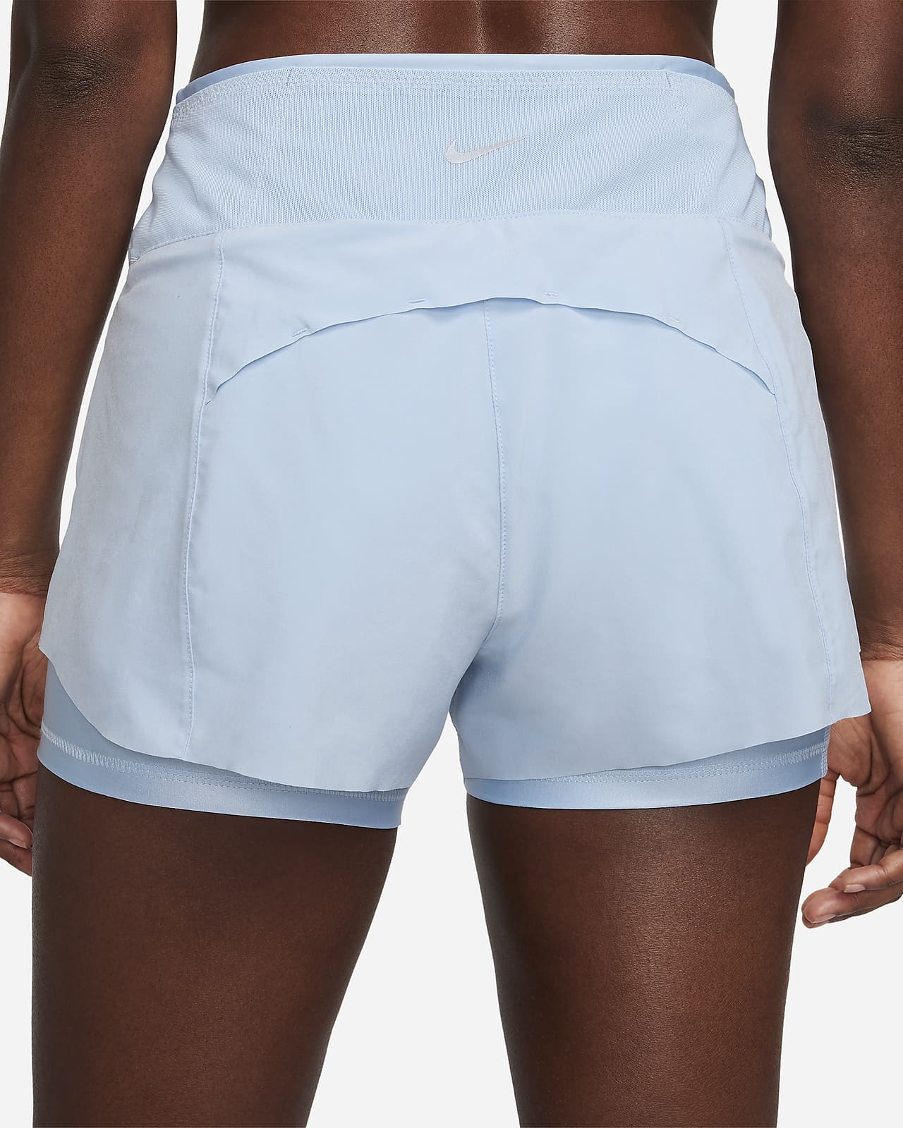 Nike Dri-FIT Swift Women's Mid-Rise 8cm (approx.) 2-in-1 Running Shorts  with Pockets