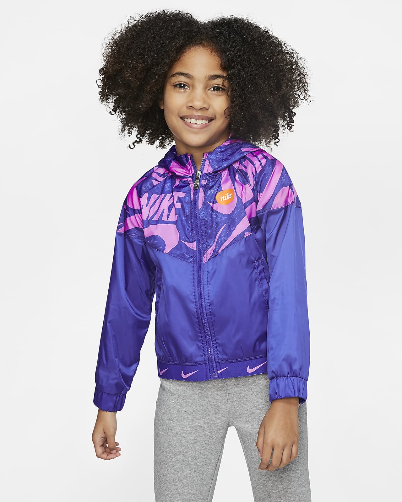 Nike Youth Winter Reversible Jacket Youth Small detachable hood Multicolor  