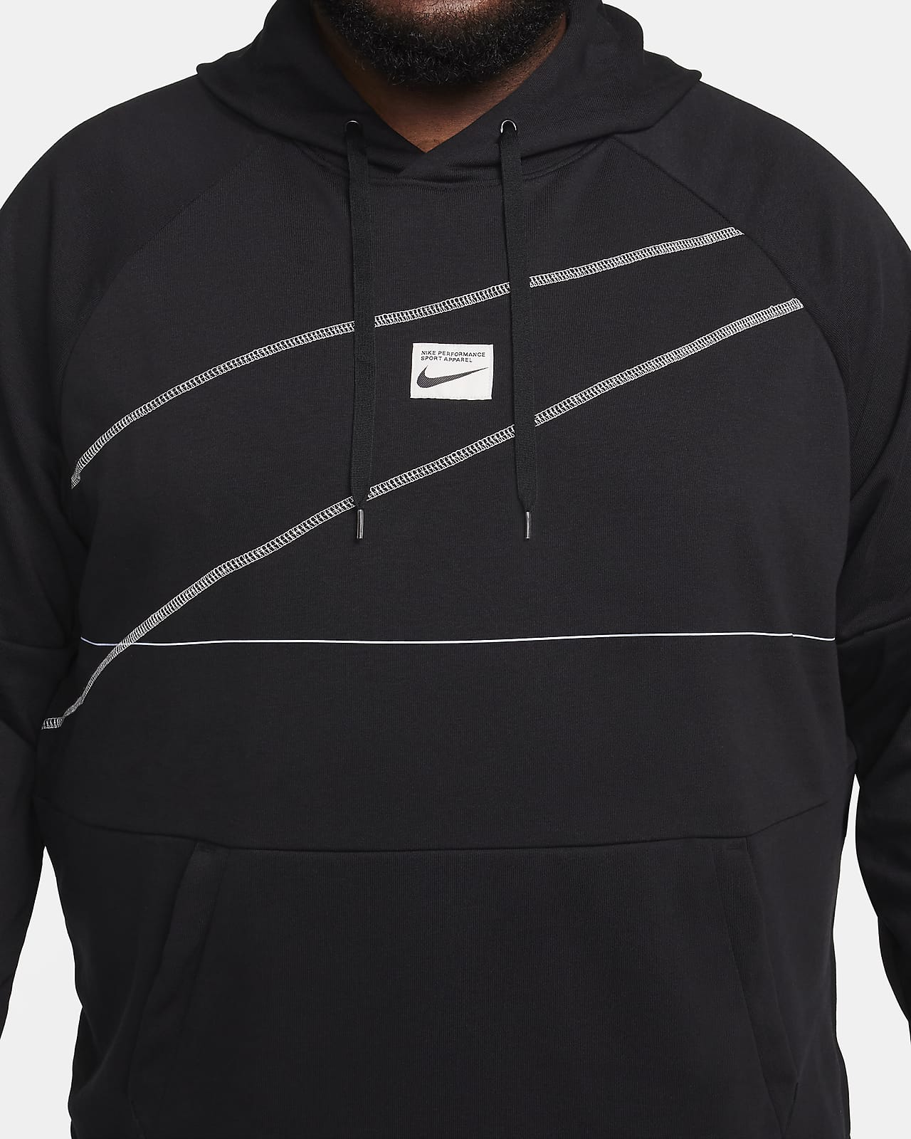 Nike Men's Active Sportswear Long Sleeve Fleece Workout Gym Pullover Hoodie