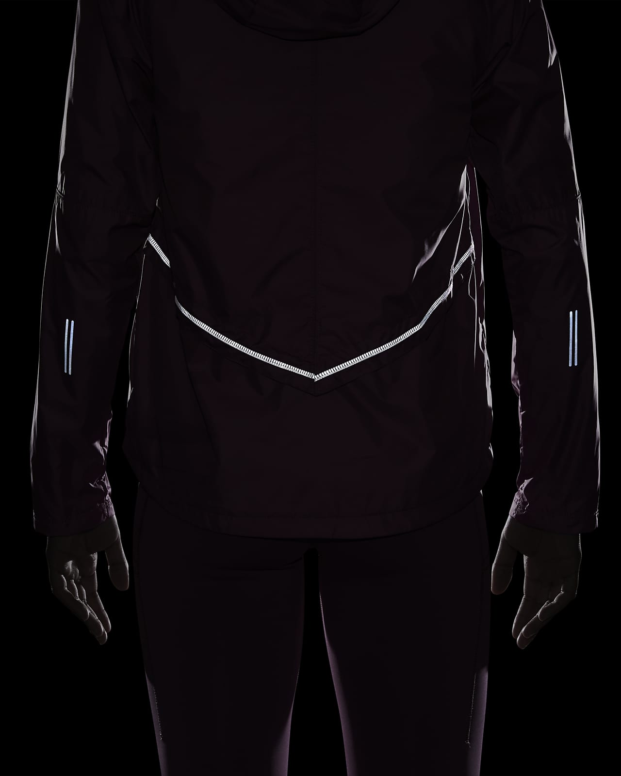 Nike shield women's running jacket online review