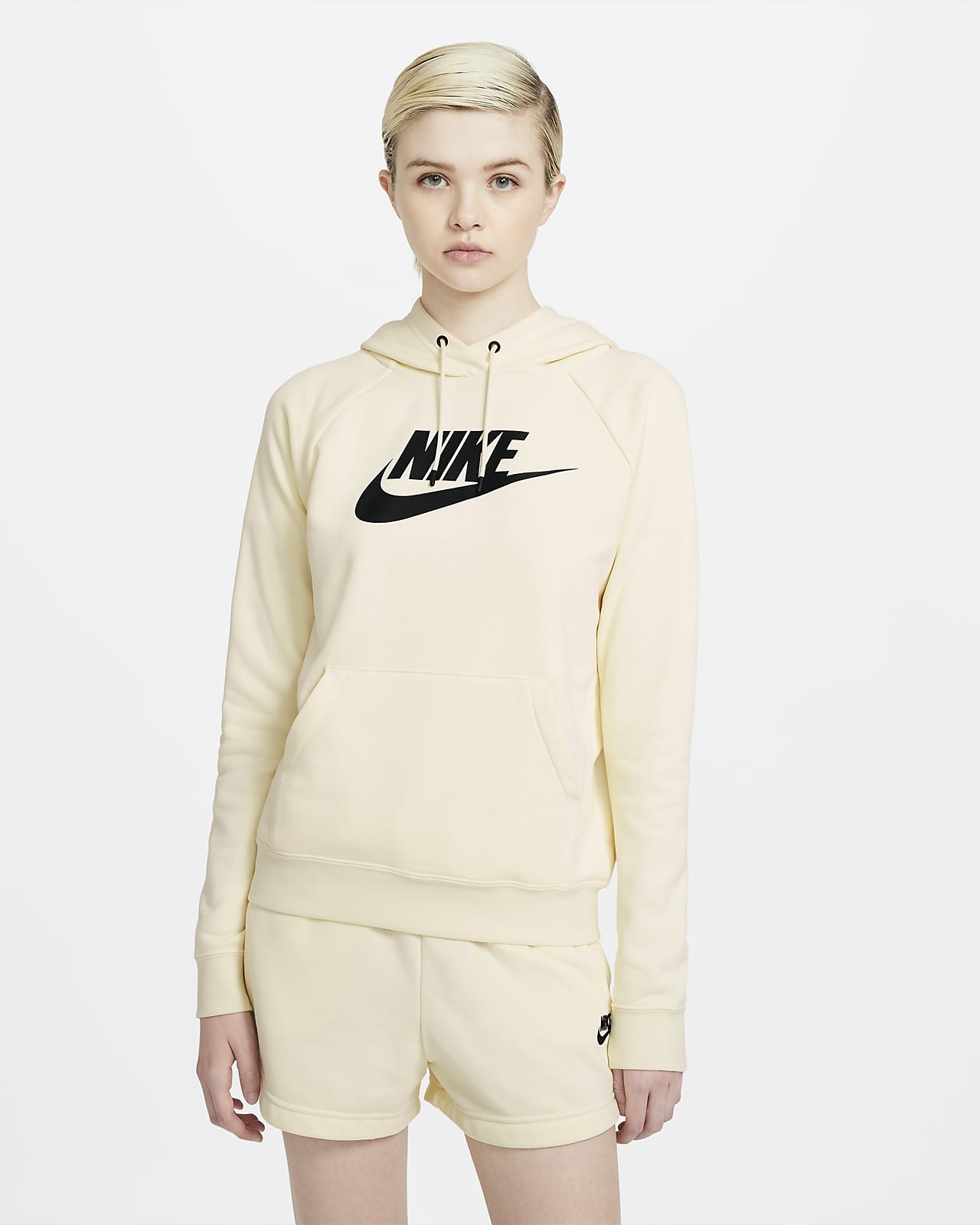 nike white pullover women's