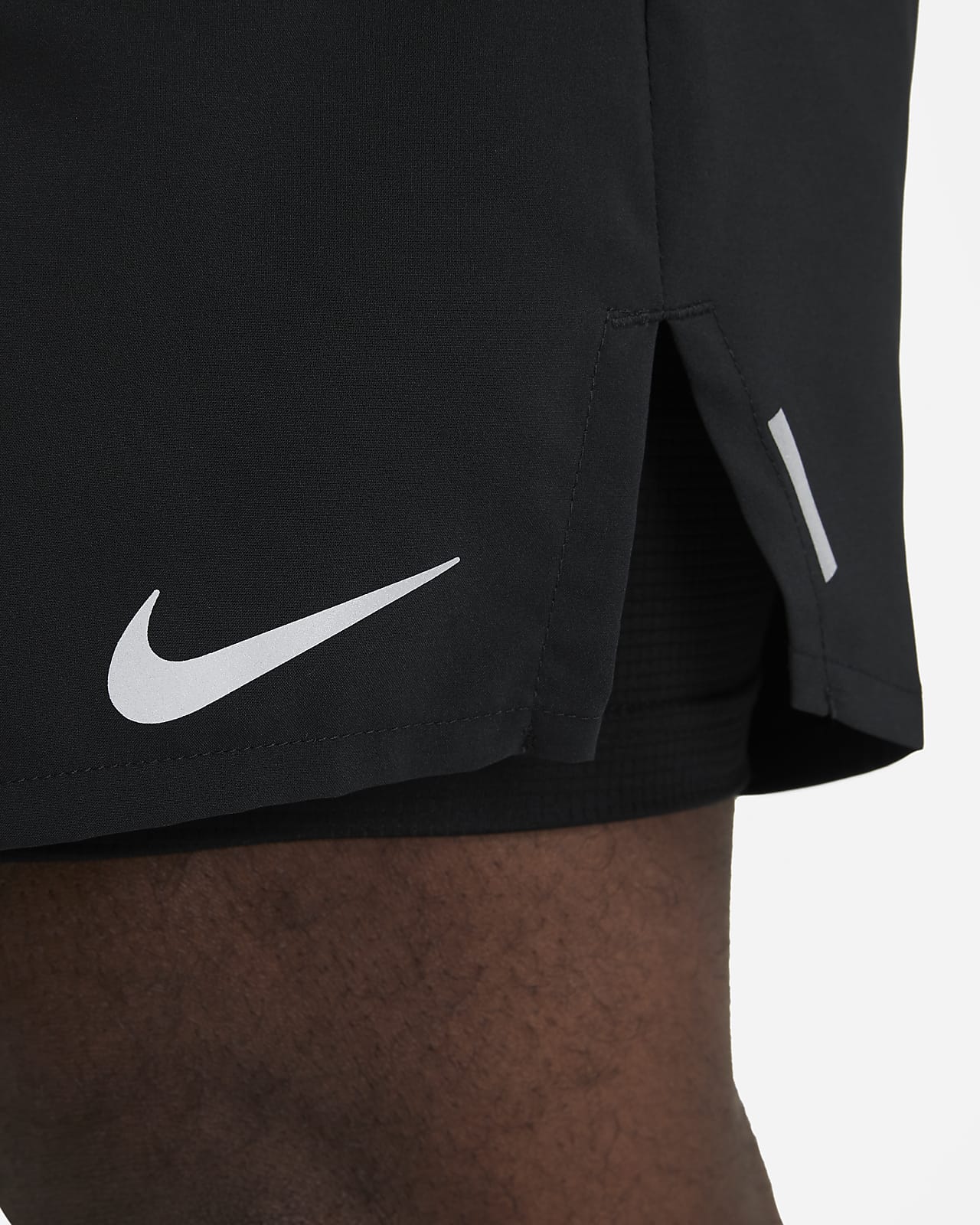 nike stride shorts black