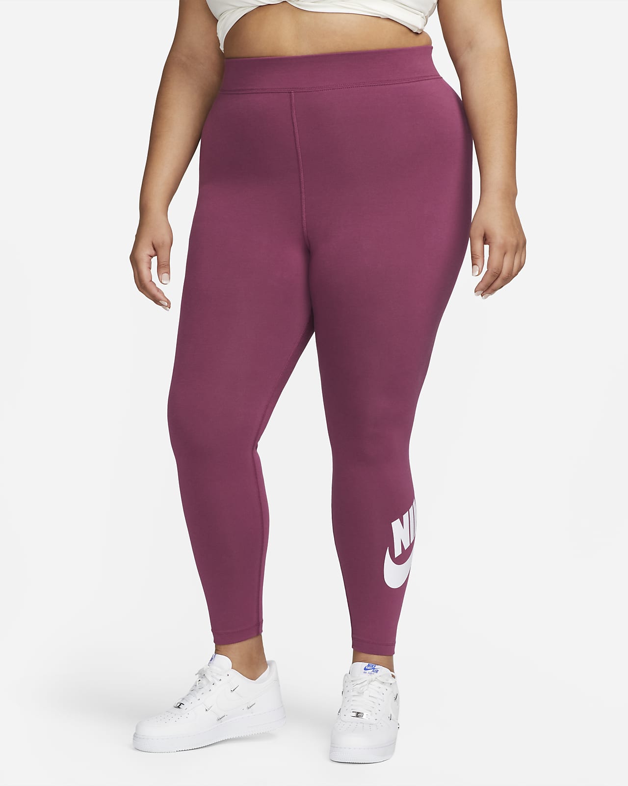 resultado Portero escarcha Leggings de cintura alta para mujer talla grande Nike Sportswear Essential.  Nike.com