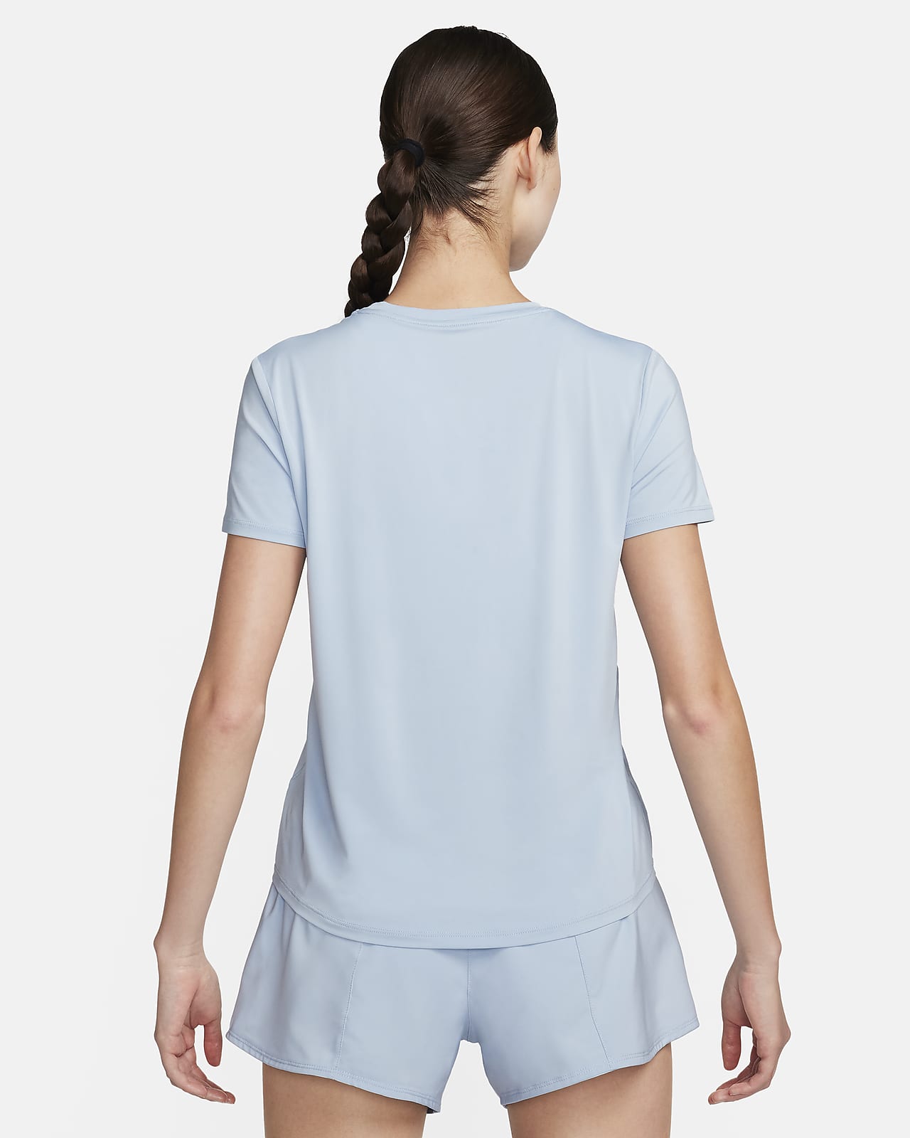 Nike Dri-Fit One Standard Fit Short-Sleeve Top Women - white/black