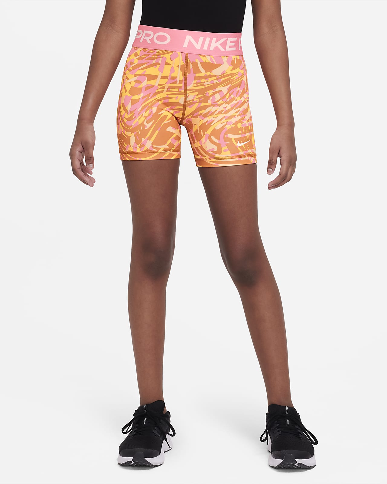 Nike Pro Older Kids' (Girls') 8cm (approx.) Shorts
