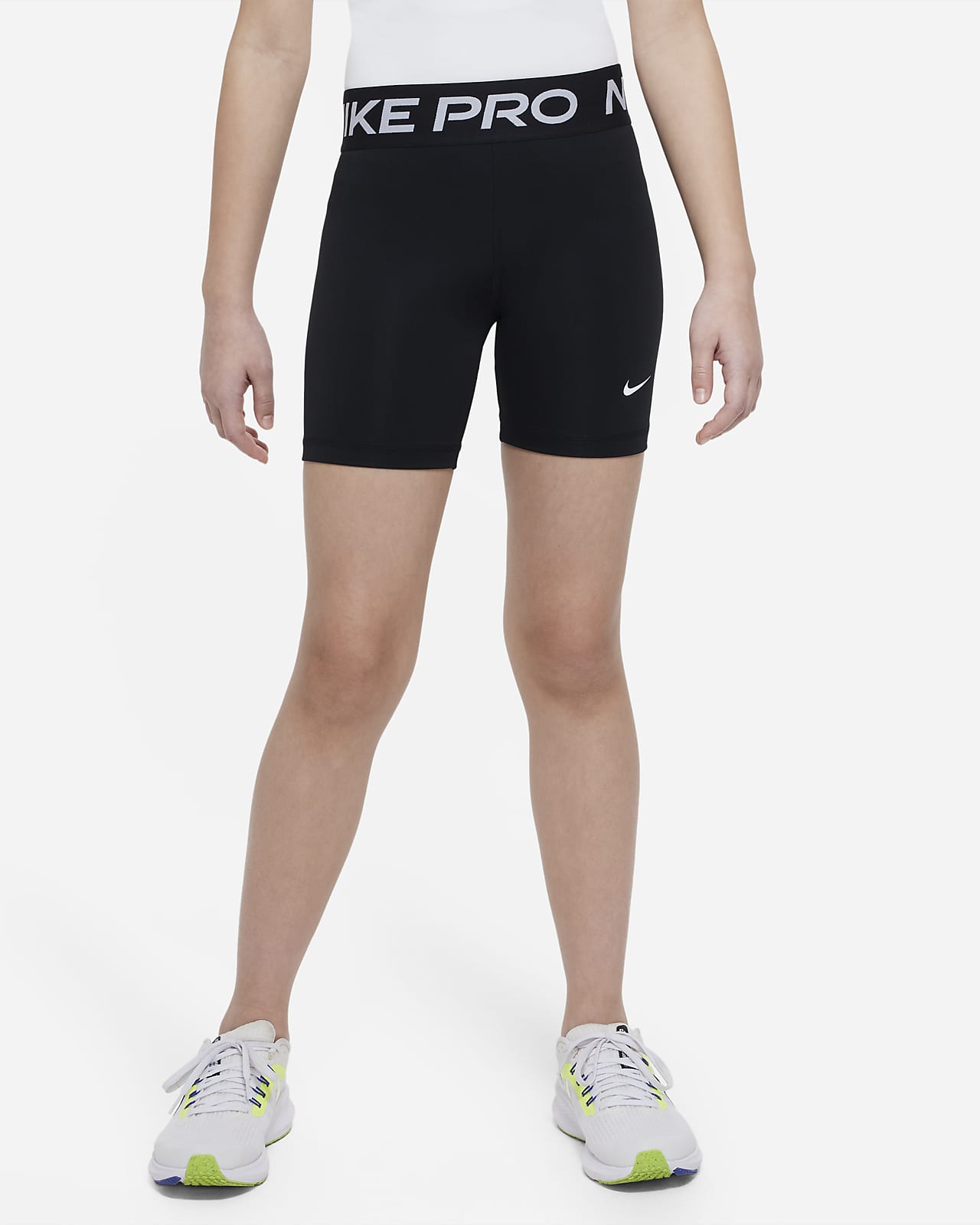 Kraťasy Nike Pro Dri-FIT o délce 13 cm pro větší děti (dívky)